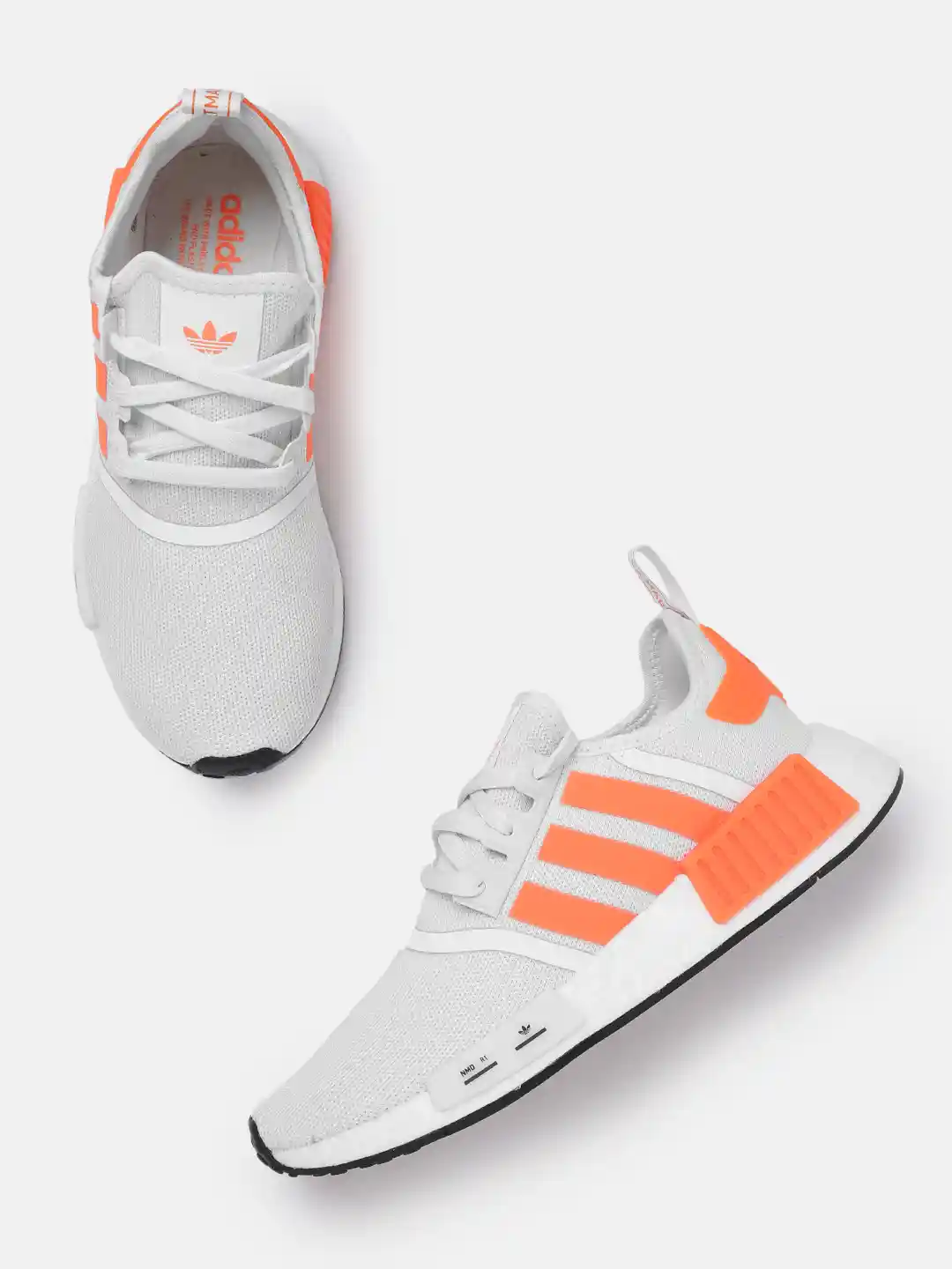 ADIDAS Originals Men Woven Design Striped Detail NMD_R1 Sneakers