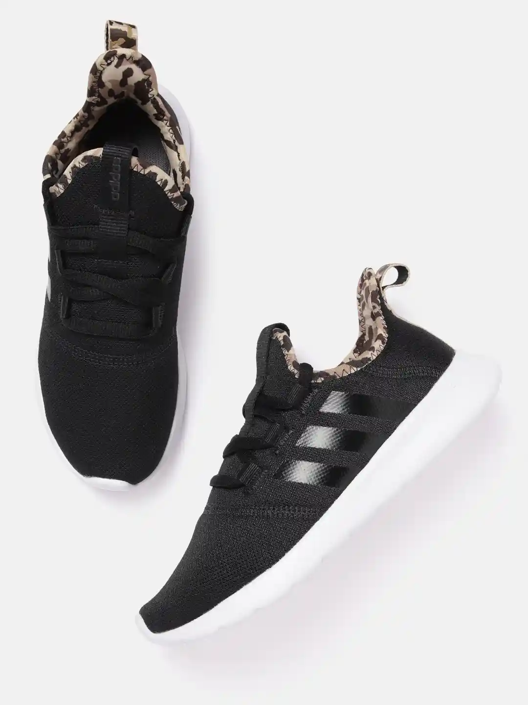 Running Shoes Adidas Cloudfoam Ladies Black Adidas Womens Sport