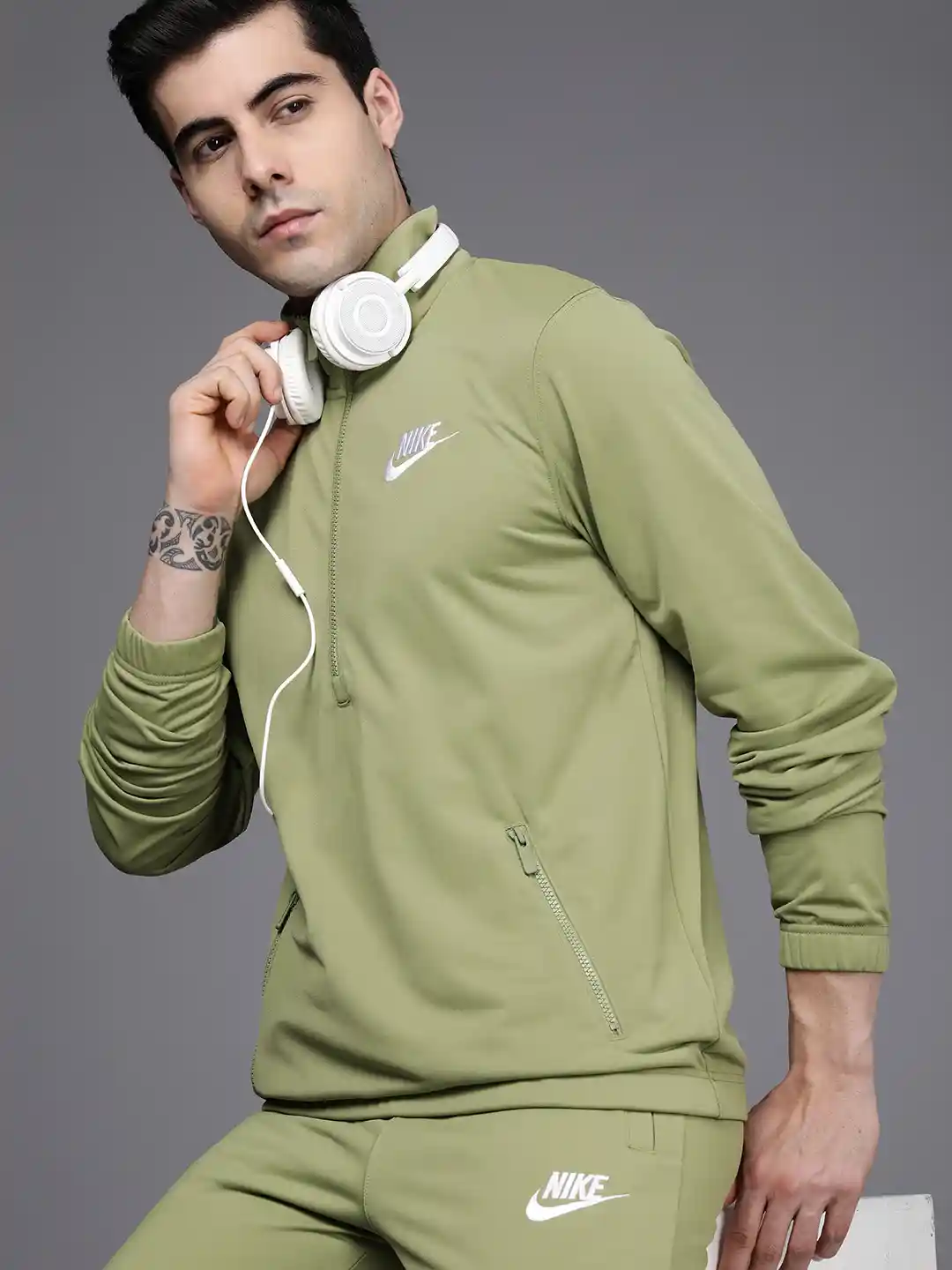 Buy Nike Men Sport Essentials Brand Logo Embroidered Club Track