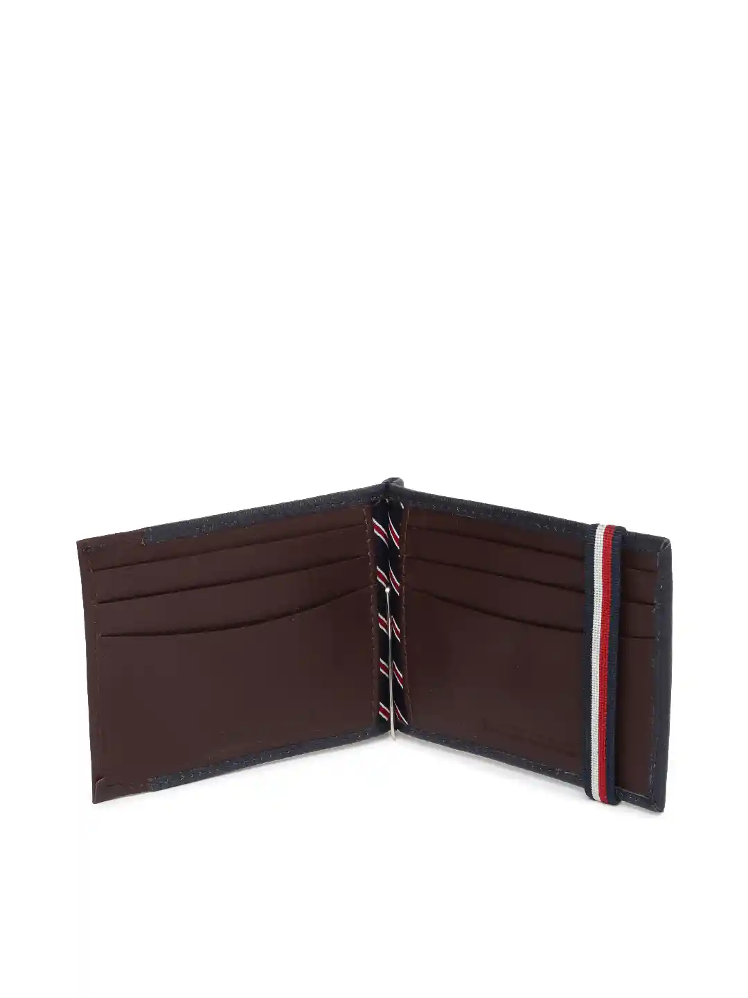 Buy Tommy Hilfiger Men Navy Blue Brown Genuine Leather