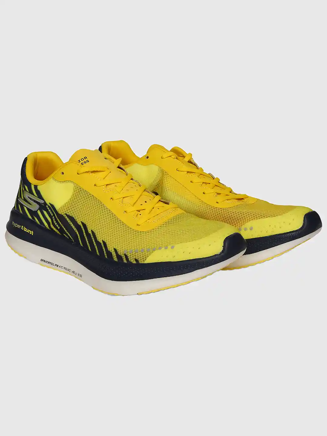 Yellow Skechers Go Run Razor+ Skechers Men Go Run Razor Excess