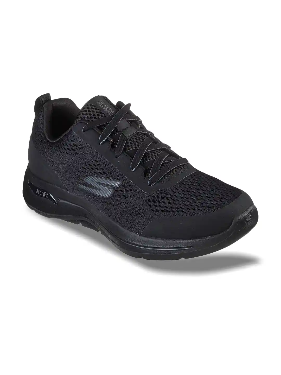 Buy Skechers Men Black Mesh Go Walk Arch Fit Idyllic Sports Shoes