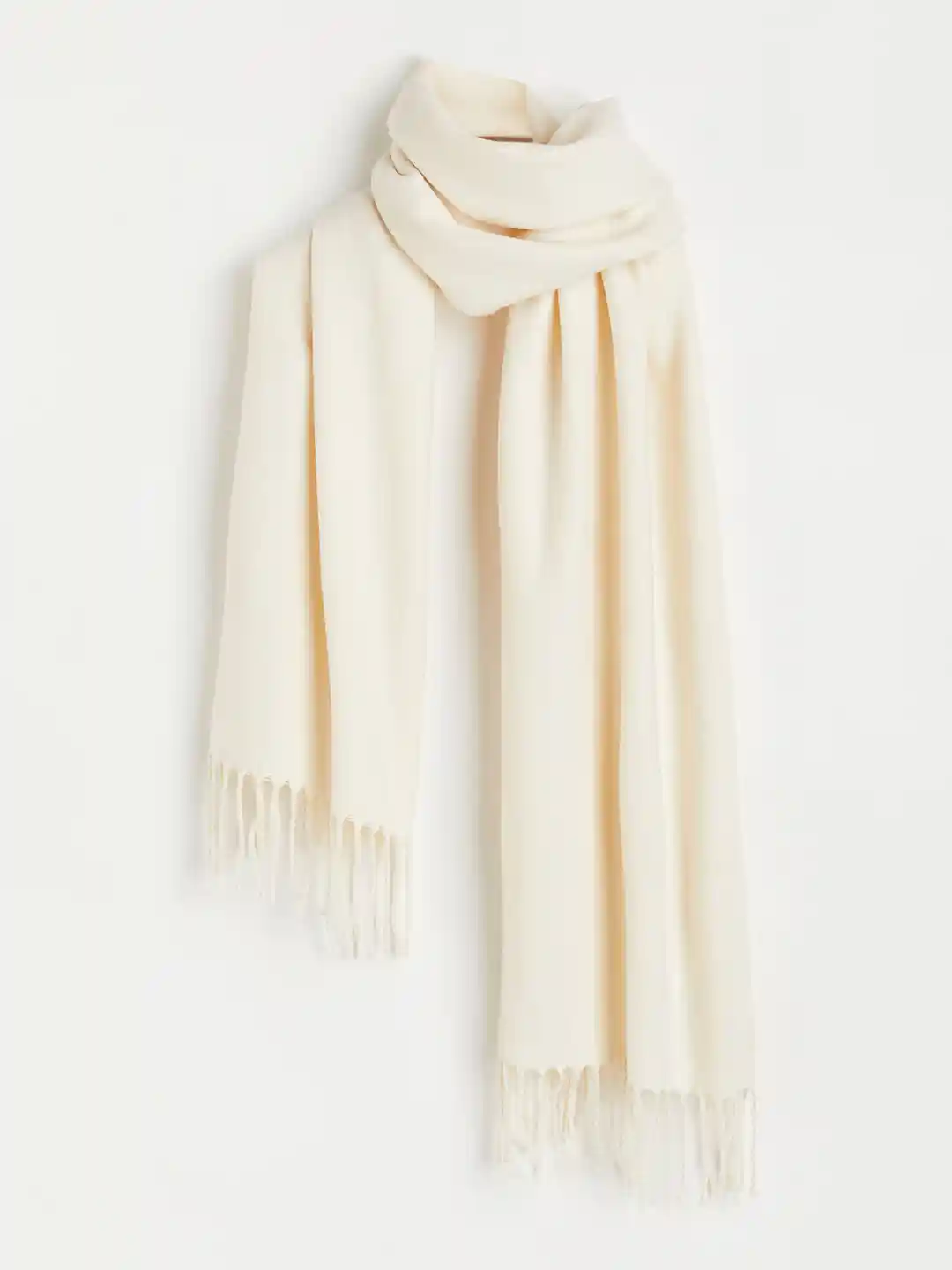 H&m Scarf Myntra H&M Women White Woven Scarf