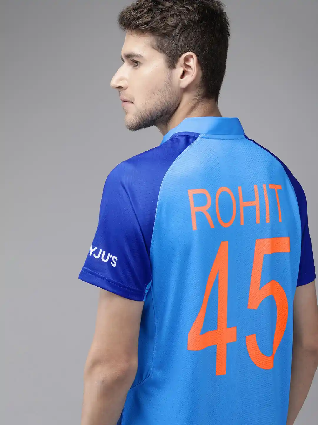 Buy MPL SPORTS Men Blue Rohit Sharma Player Edition India T20