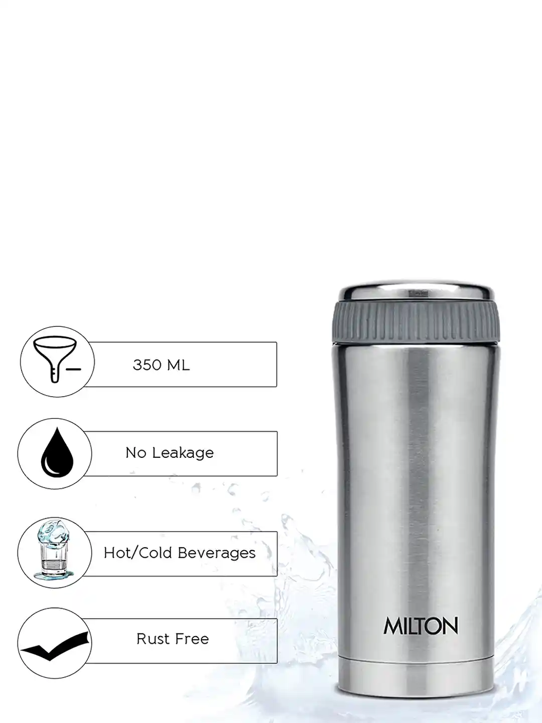 Coffee Mug Milton Flask 350 Ml Milton Silver Optima 350