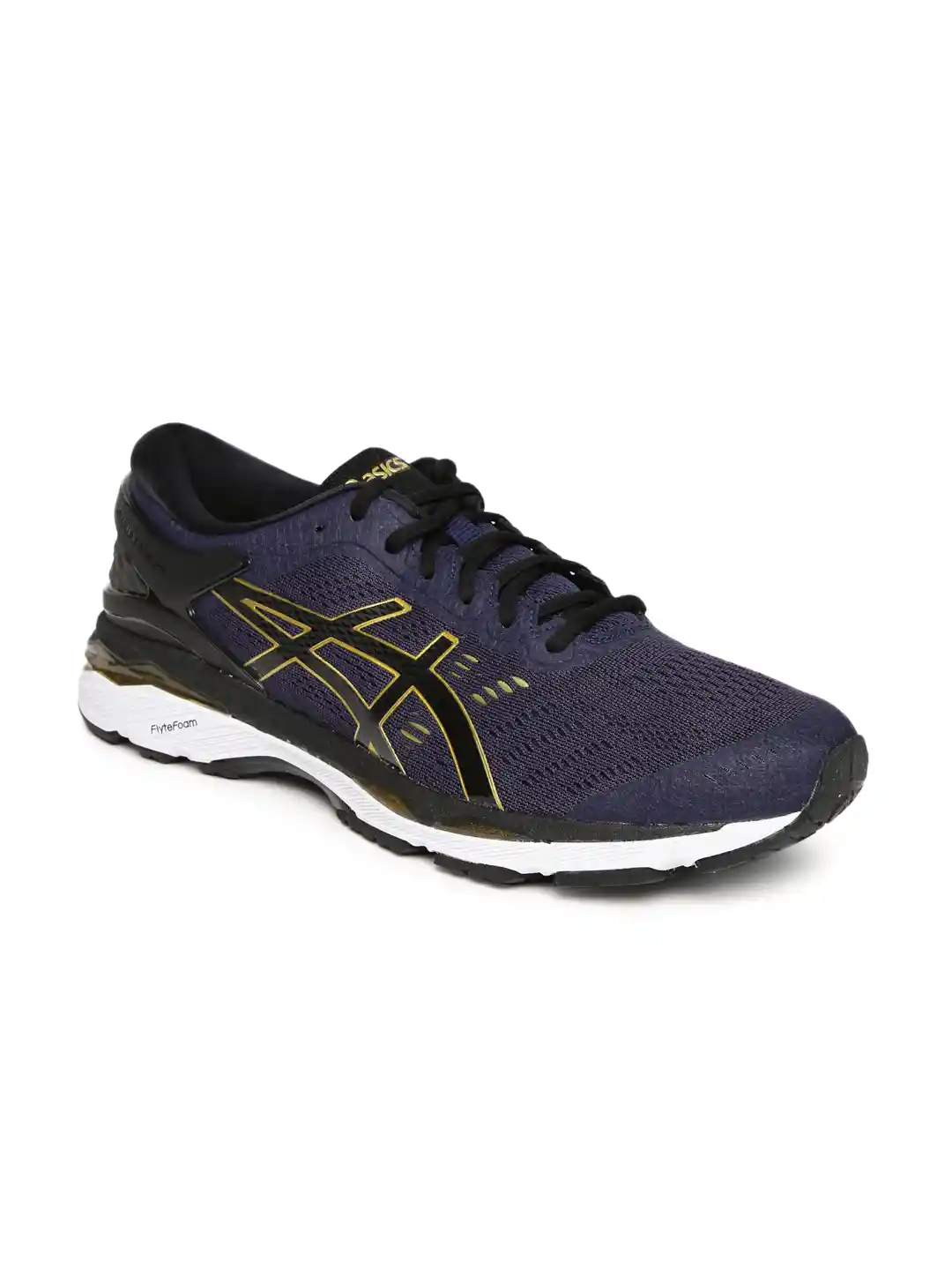 Buy ASICS Men Navy Blue Gel-Kayano 24 Running Shoes Sports Shoes - Main Image