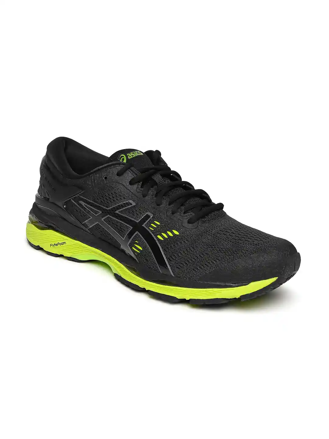 Buy ASICS Men Black Gel-Kayano 24 Running Shoes Sports Shoes for