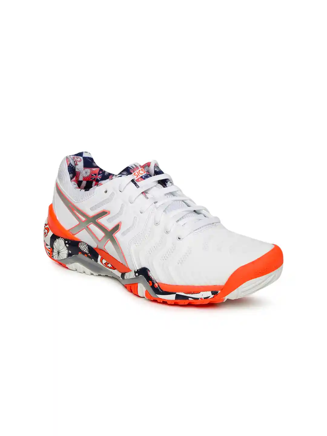 Buy ASICS Women White Gel-Resolution London Tennis Shoes - Main Image