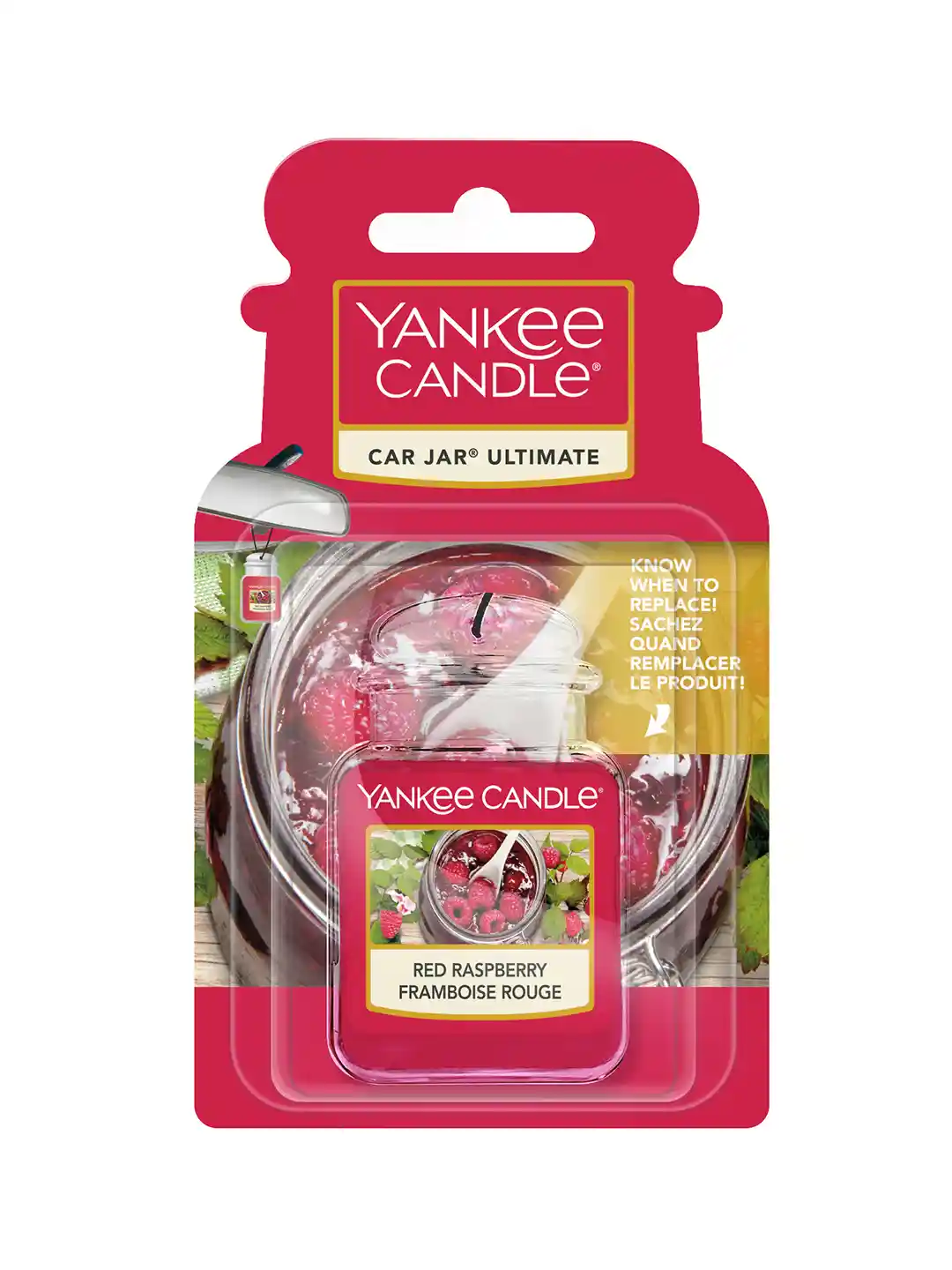 Buy Yankee Candle Ultimate Car Jar Air Freshener Red Raspberry