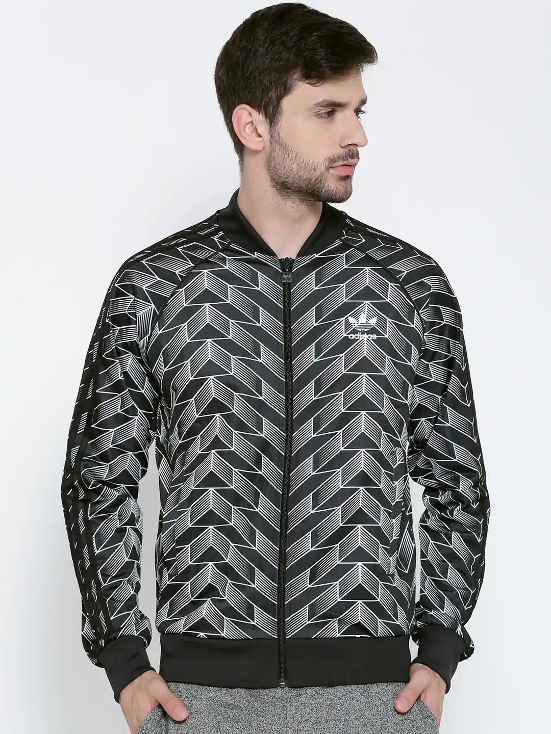 Buy ADIDAS Originals Men Black White Soccer Super Star Printed