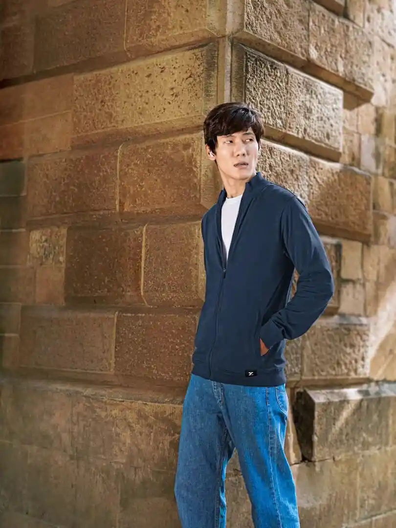 Buy XYXX Men Terry Cotton Zip Up Jacket - Jackets for Men 20857502