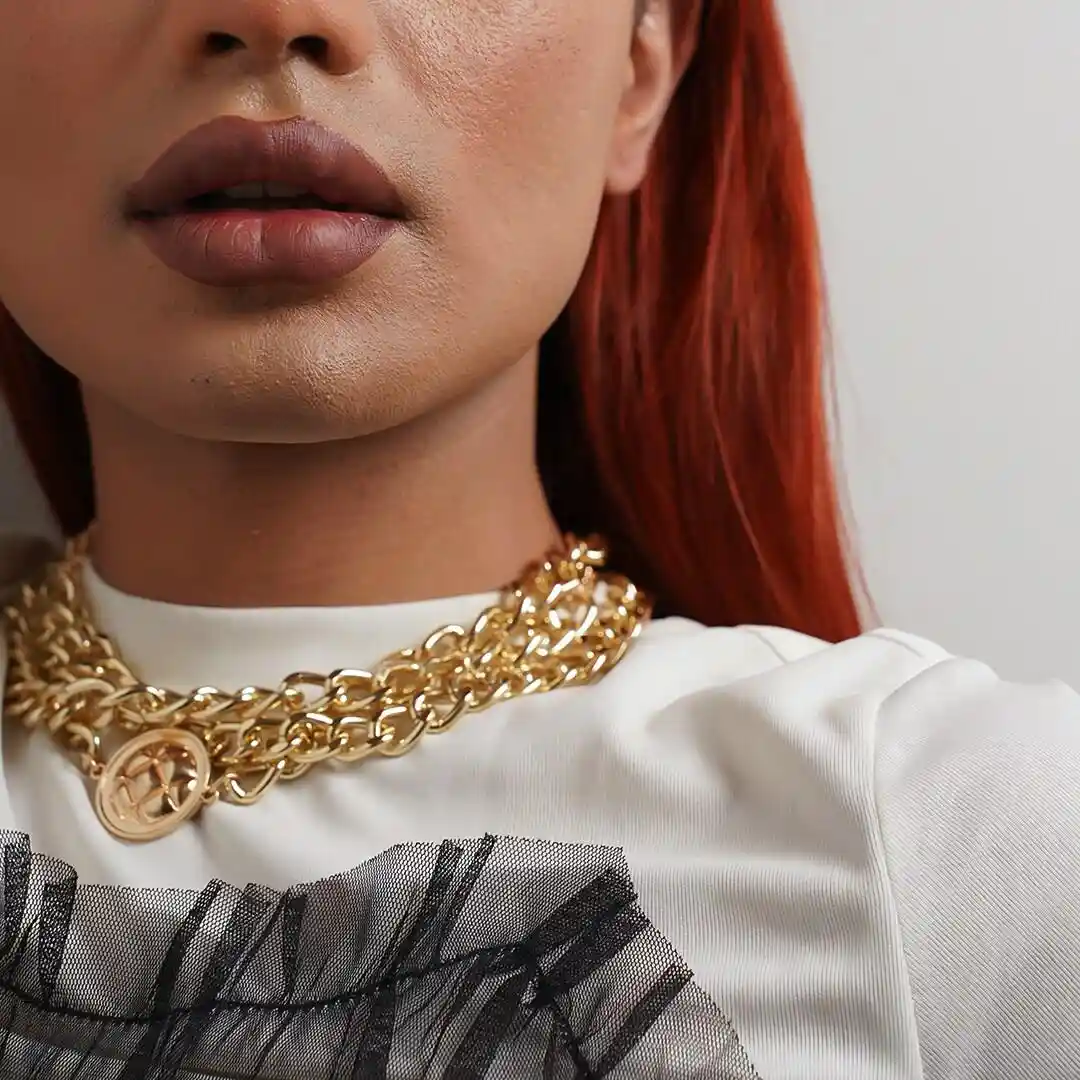 Buy Yellow Chimes Men Gold-Plated Figaro Chain Necklace and