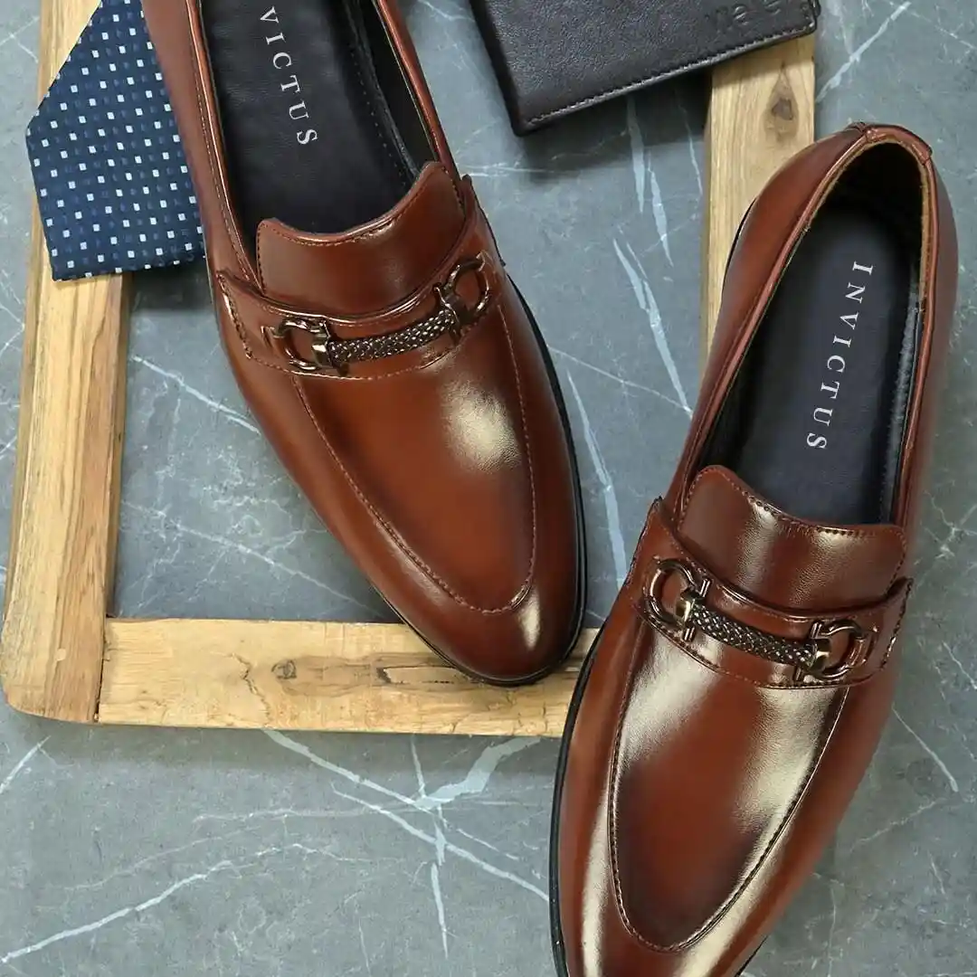 Oxford Shoes Best Formal Shoes Brands Buy INVICTUS Men Brown PU