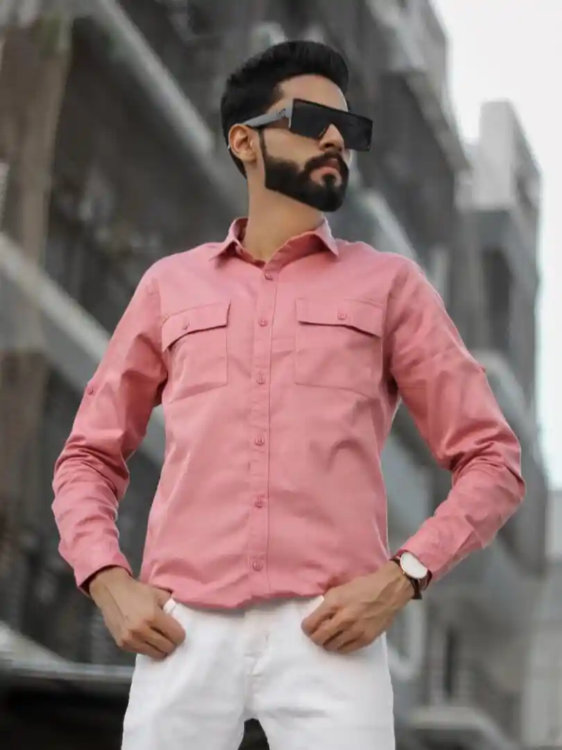 Buy HERE&NOW Men Pure Cotton Slim Fit Sustainable Casual Shirt