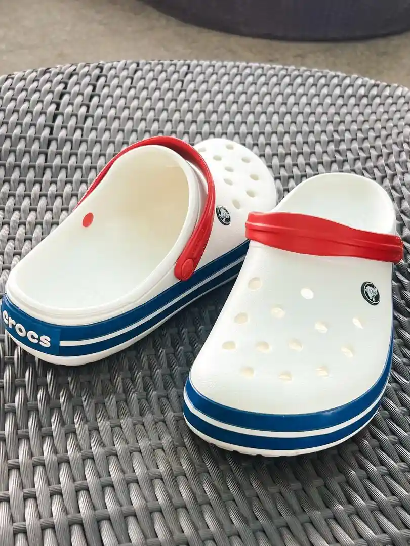 Buy Crocs Men White Crocband Clogs Flip Flops for Men 4626283