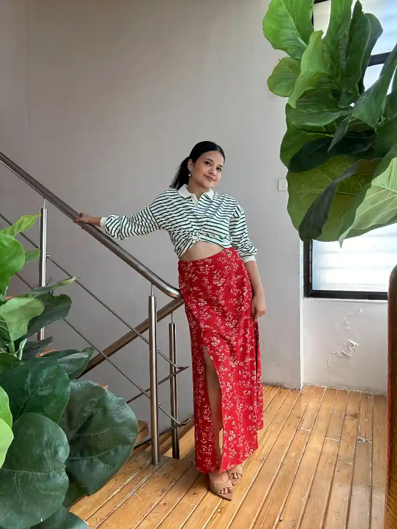 ワンピース THE RED THERED S slit fit skirt petal THE RED THERED S