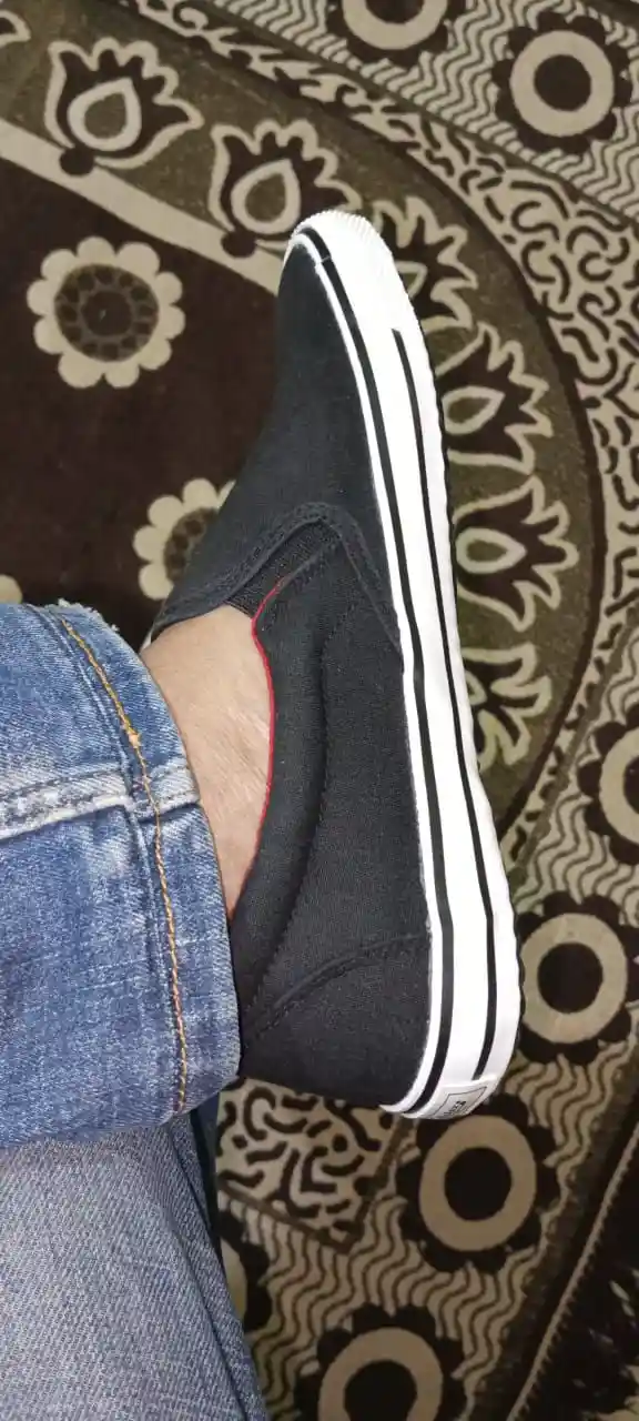 Buy Roadster Men White Solid Canvas Slip-On Sneakers Casual