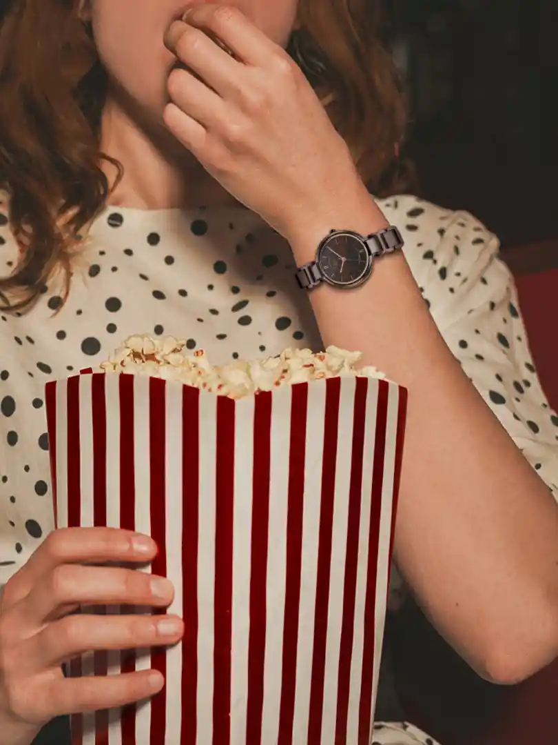 Buy Titan Women Brown Brass Dial Brown Stainless Steel Bracelet