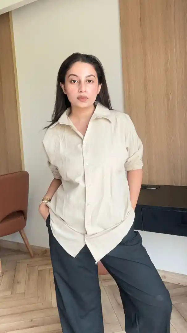 Buy Happiness istanbul Opaque Spread Collar Cotton Casual Shirt