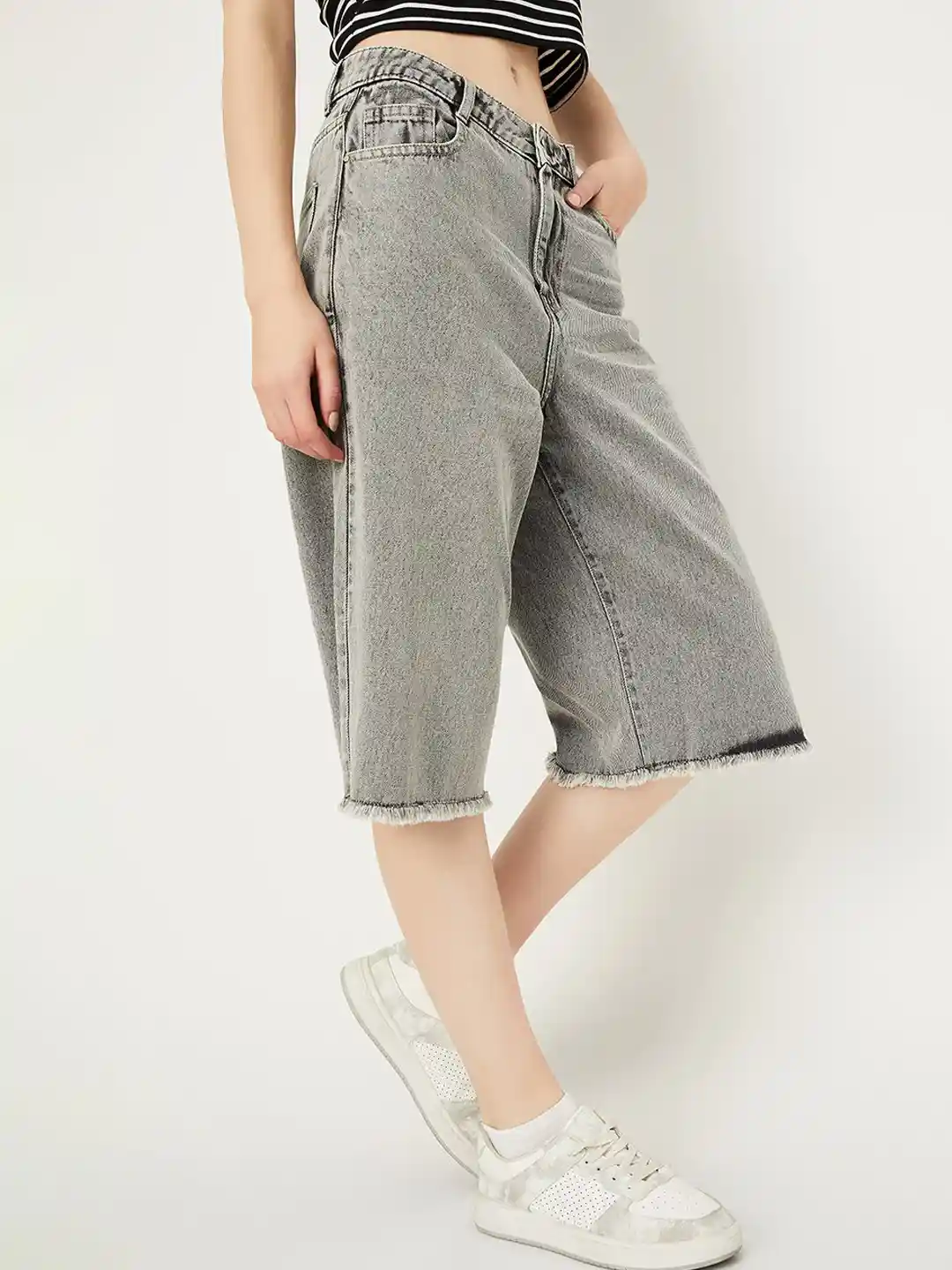 Buy max Women Mid-Rise Denim Shorts Shorts for Women 30442657