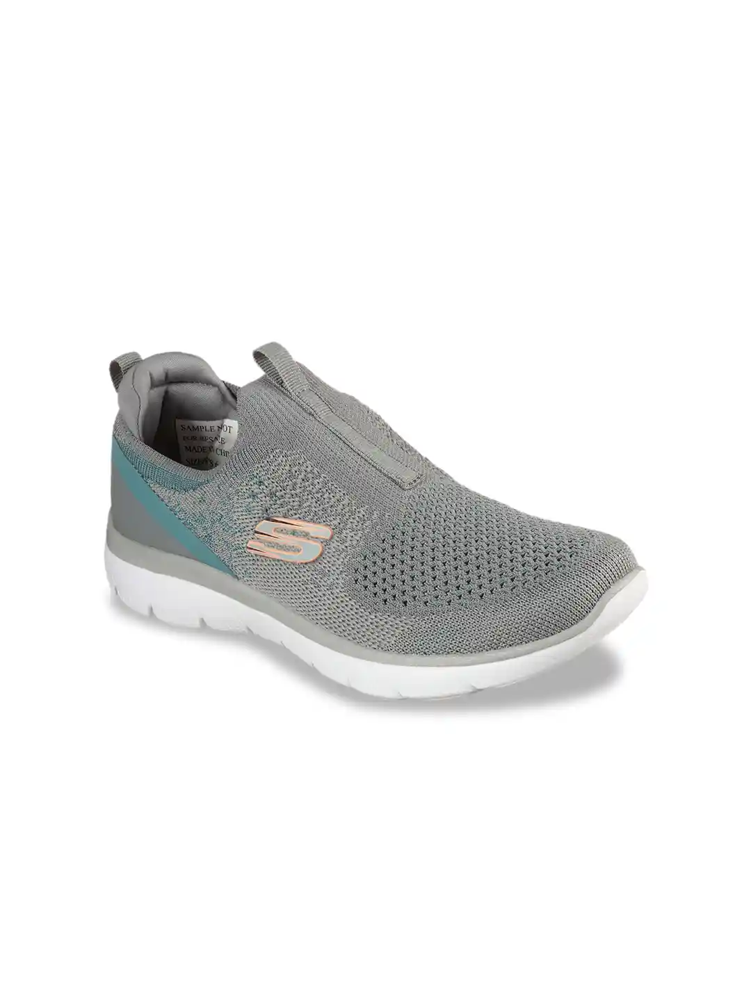 Buy Skechers Summits Sage Women Textile Slip-On Casual Sneakers