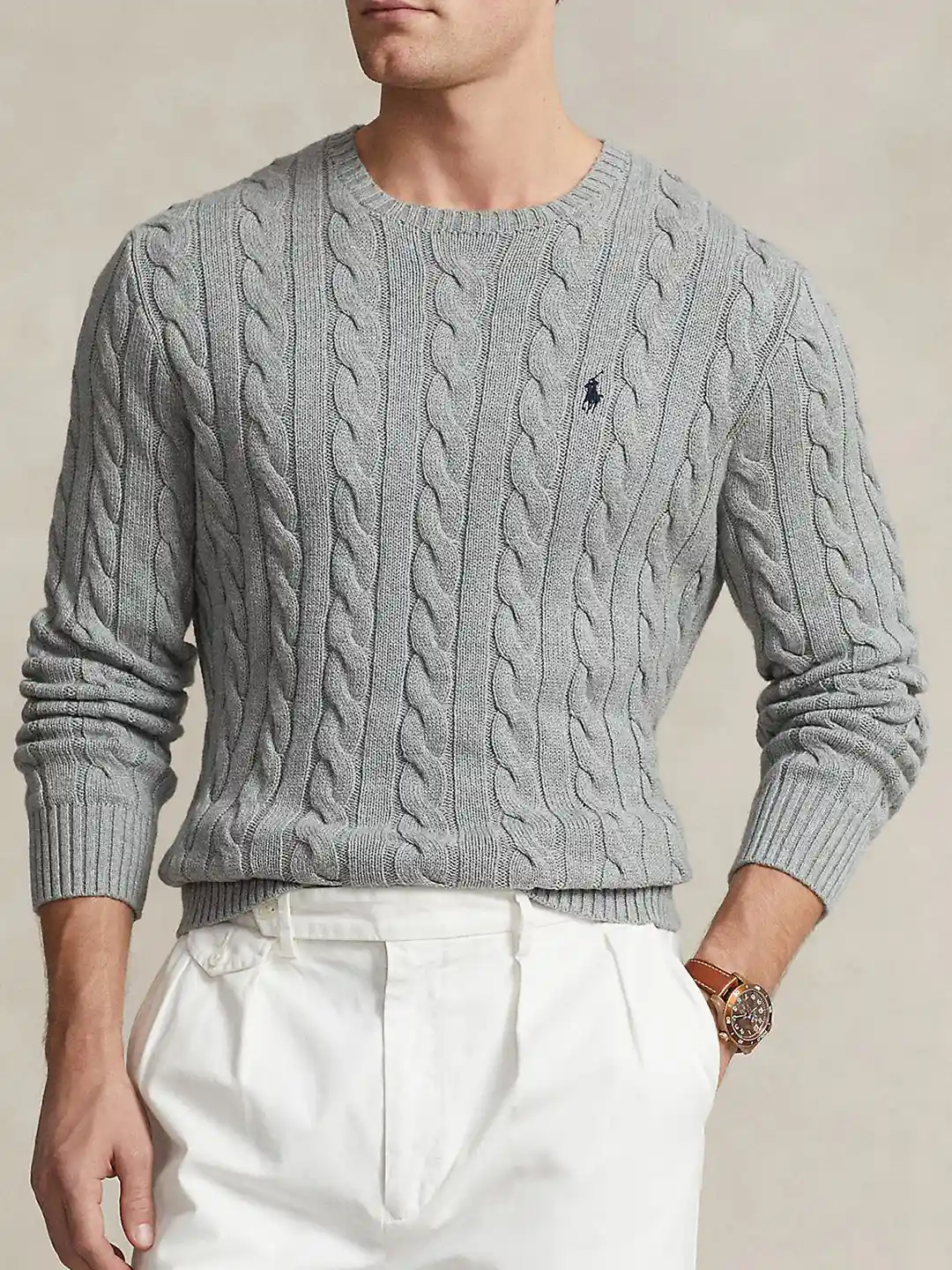 Buy Polo Ralph Lauren Cable-Knit Cotton Sweater - Sweaters