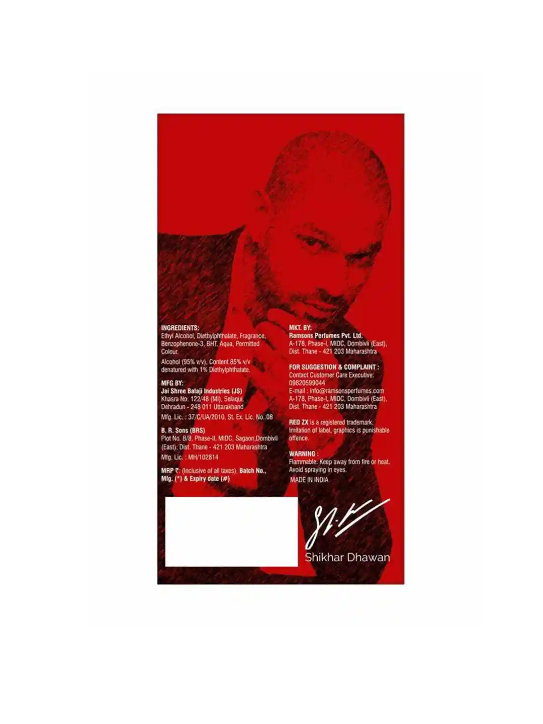 Buy Ramsons Pack Of 2 Red ZX Eau De Parfum 30 ml Each - Perfume