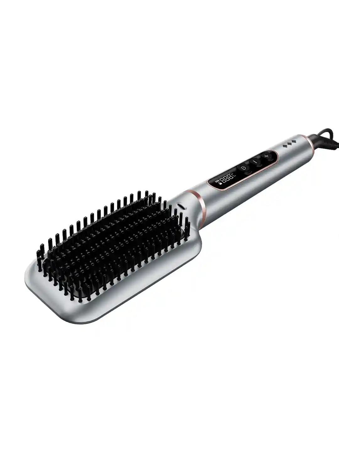 Ikonic Me Hair Straightener Brush with Ceramic Coating Triple Bristle  Thermo-Protect Technology