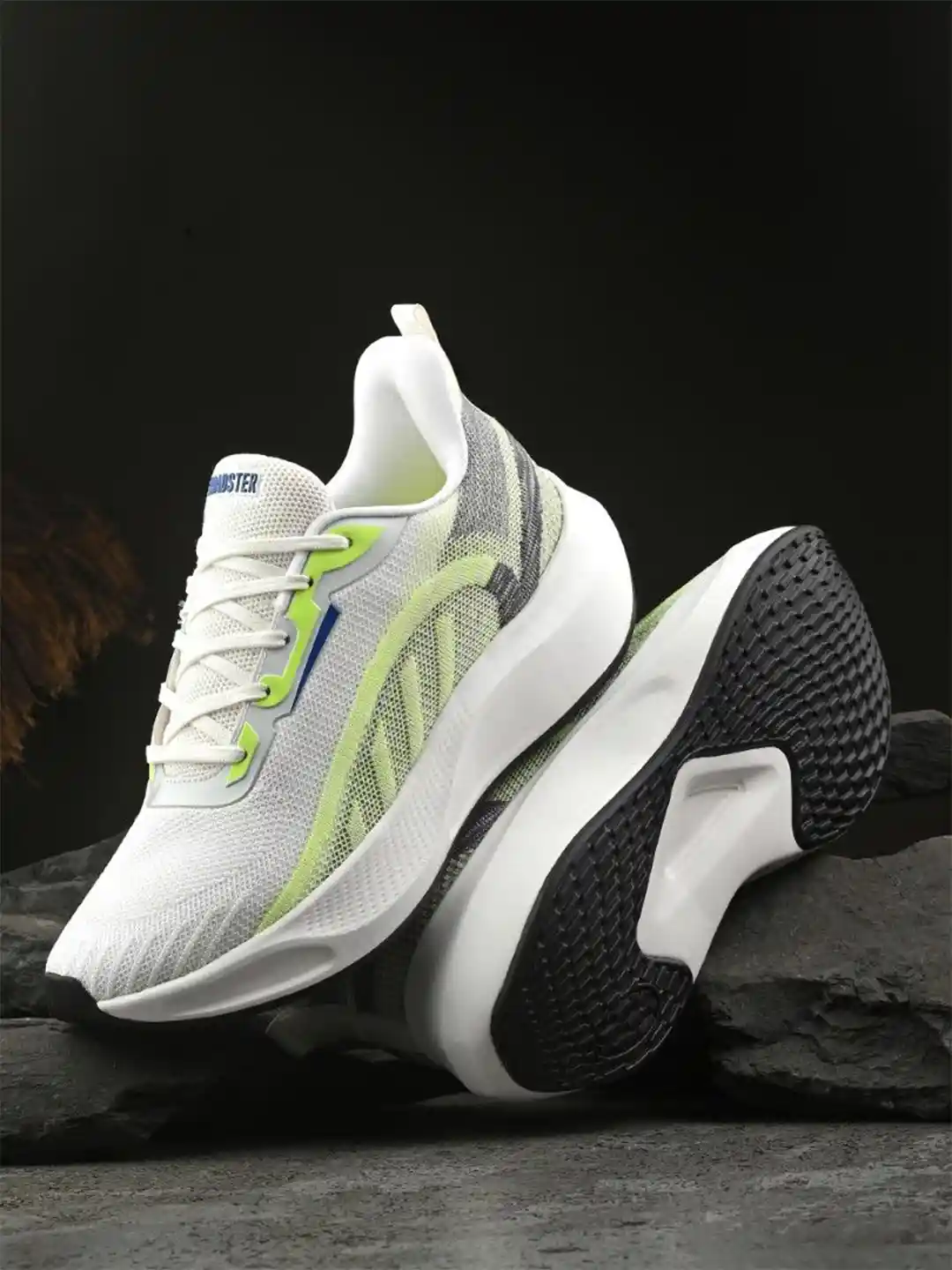 The Roadster Lifestyle Co Men Flyknit Running Walking Training Outdoor Lace  Up Sports Shoe