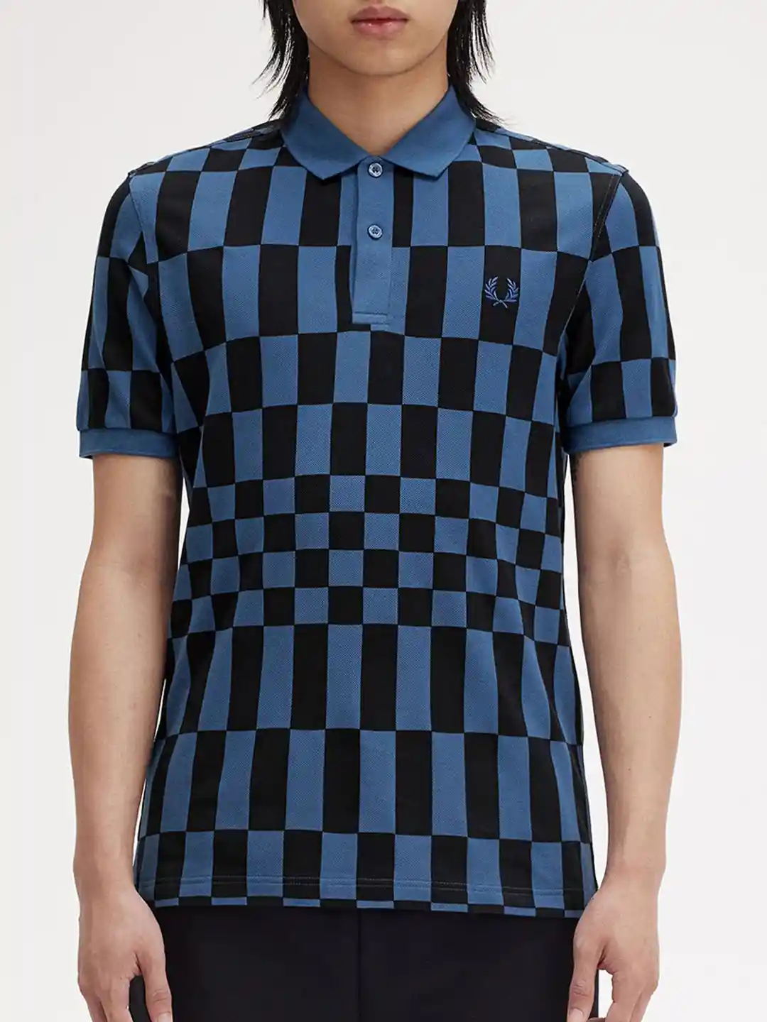 Buy Fred Perry Men Striped Polo Collar Pockets T-shirt Tshirts