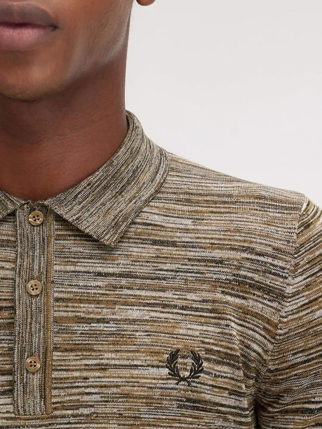 Buy Fred Perry Men Striped Polo Collar T-shirt Tshirts for Men