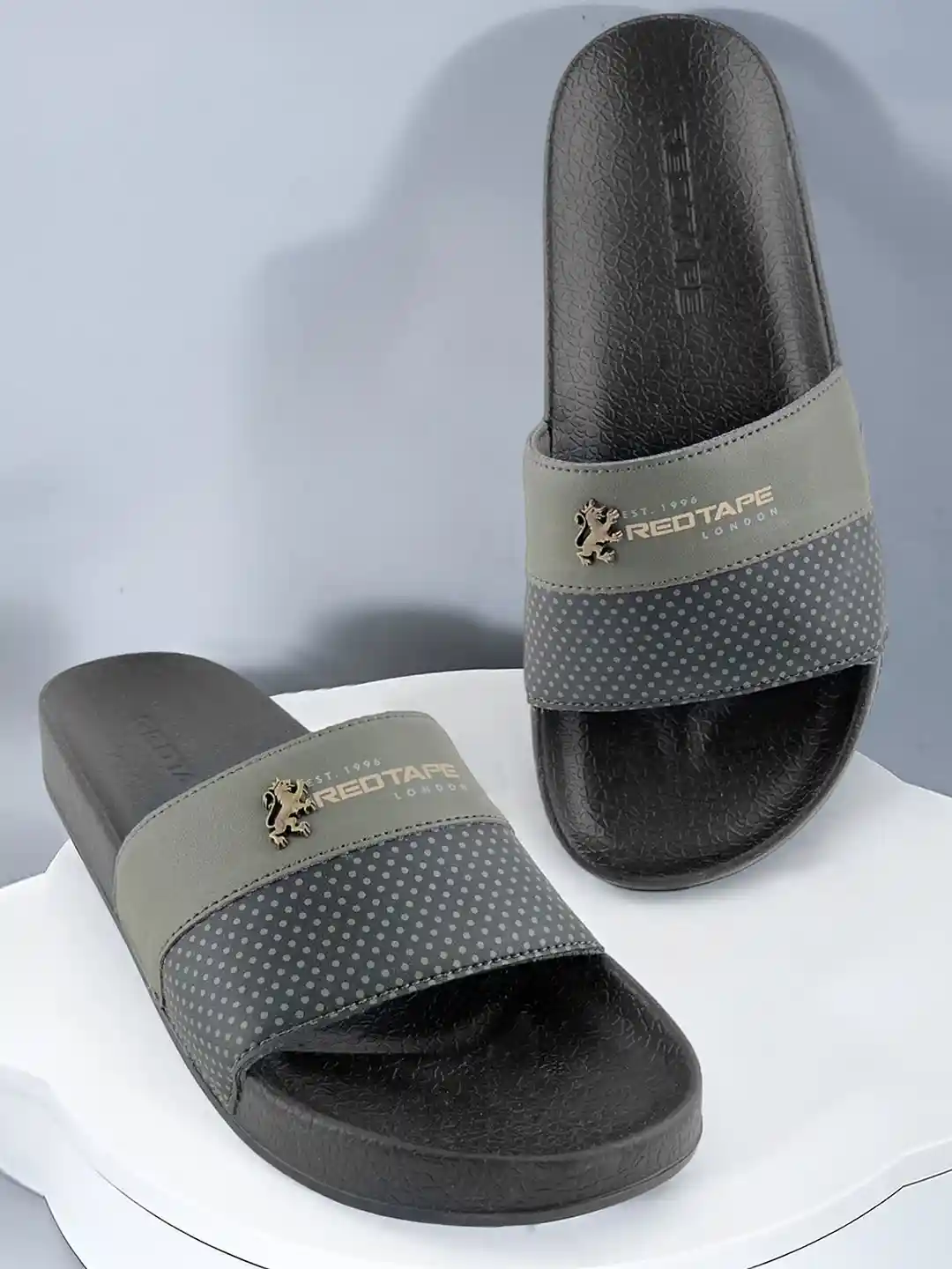 Leather Red Tape Flip Flops For Men Casual Sandal Red Tape Men&