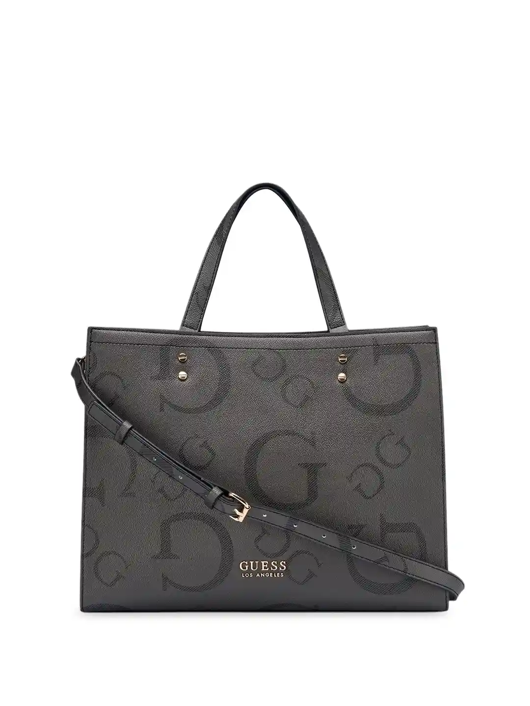 Buy GUESS Printed Structured Tote Bag Handbags for Women