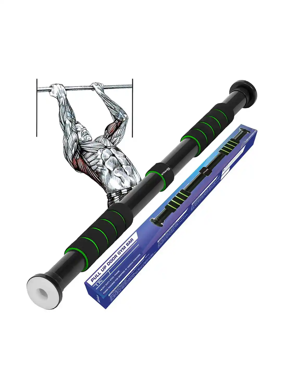 Buy STRAUSS Pull Up Door Gym Bar Workout Accessories for Unisex