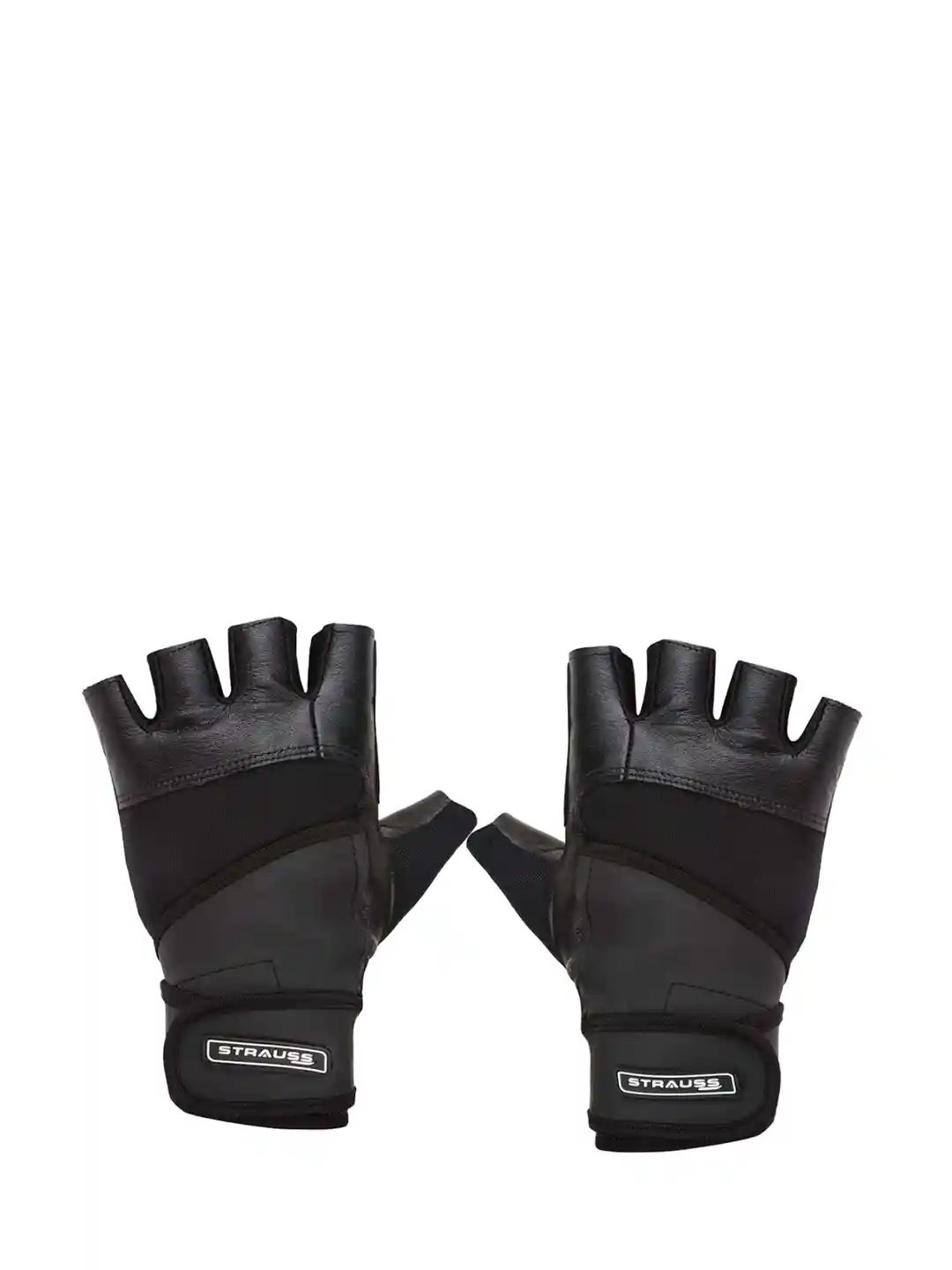Buy STRAUSS Patterned Weight Lifting Fitness Leather Gym Hand