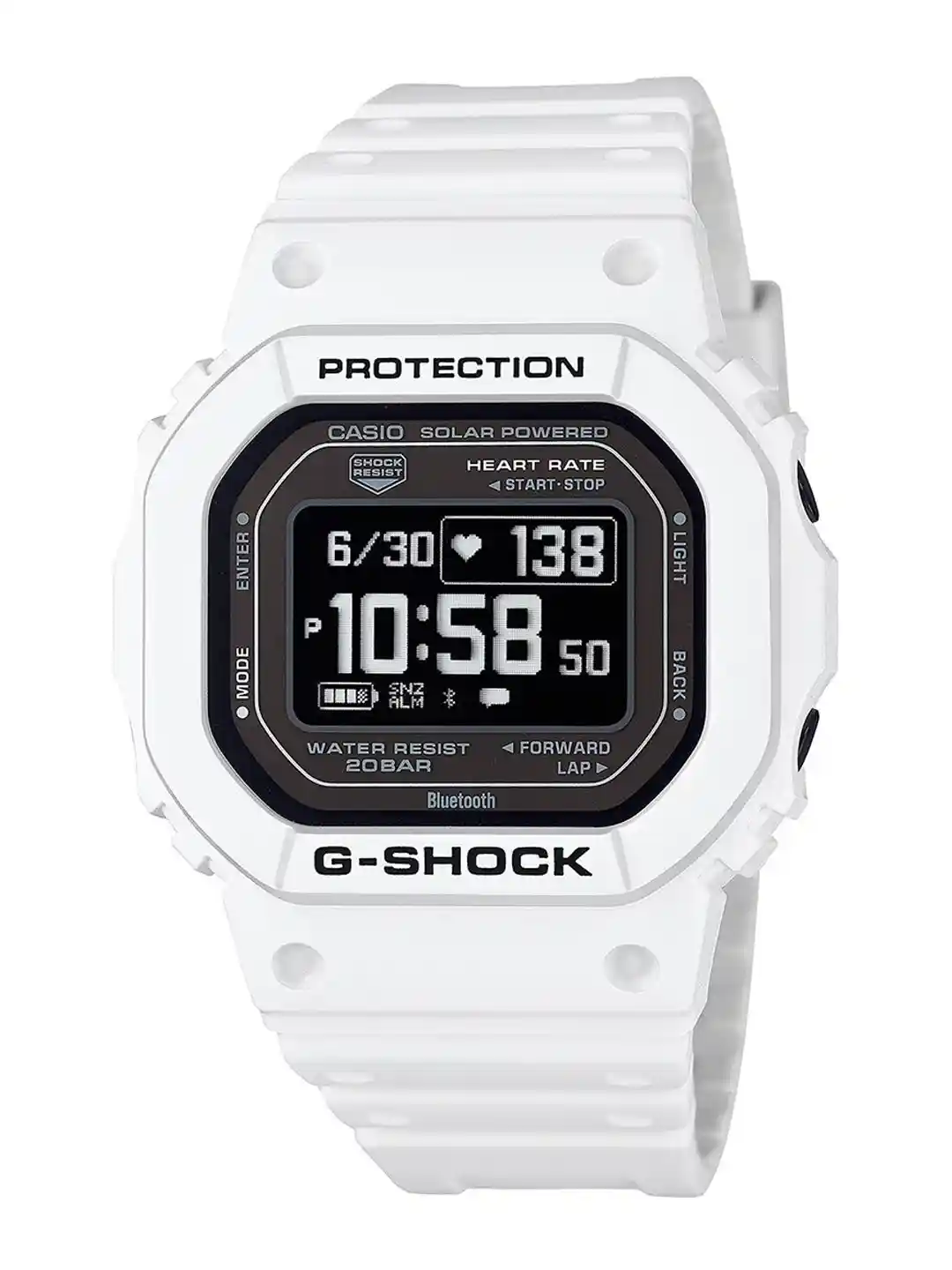Buy CASIO G-SHOCK Bluetooth DW-H5600-7DR Black Digital dial Bio
