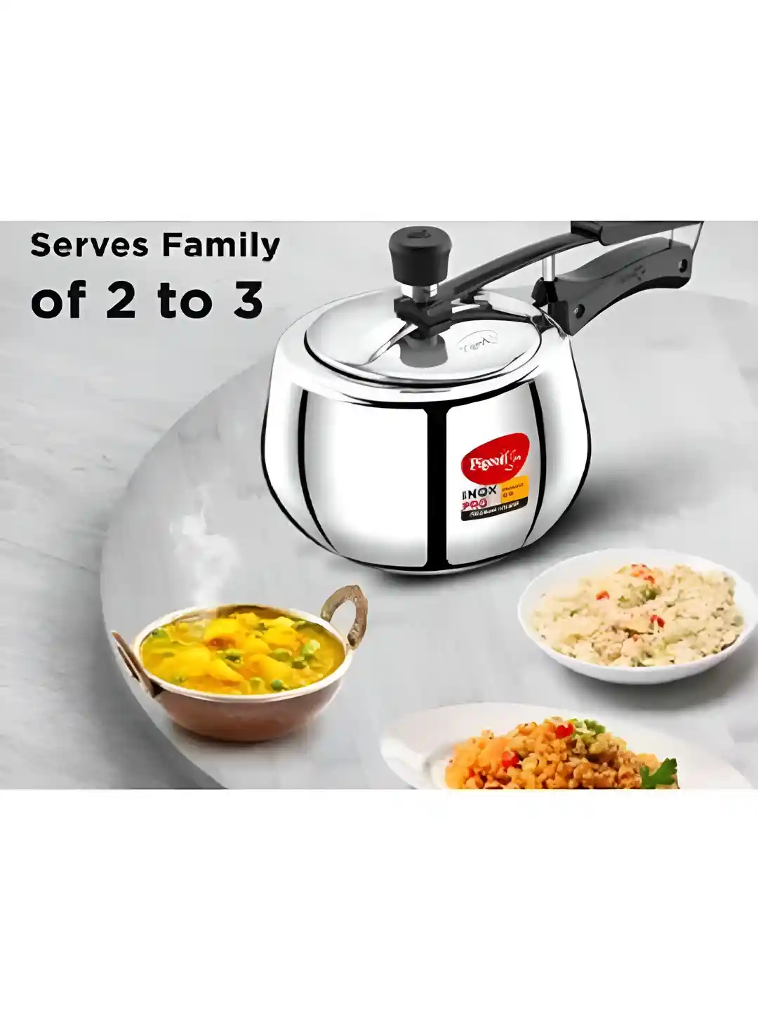 Buy Pigeon Inox Pro Silver Stainless Steel Induction Base Inner