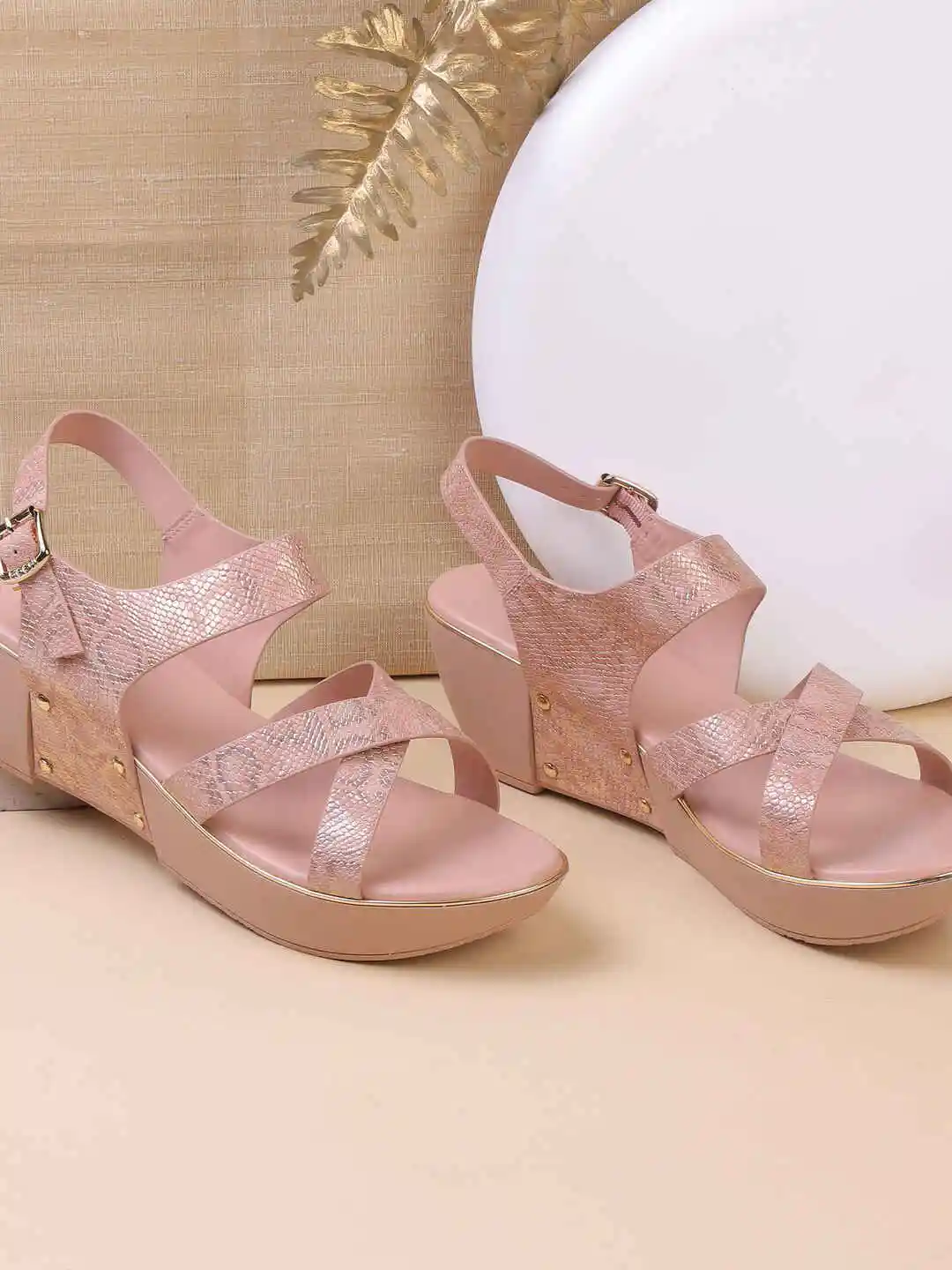 Footwear Platform Sandals Sandals Under $20 Buy Mochi Women Gold
