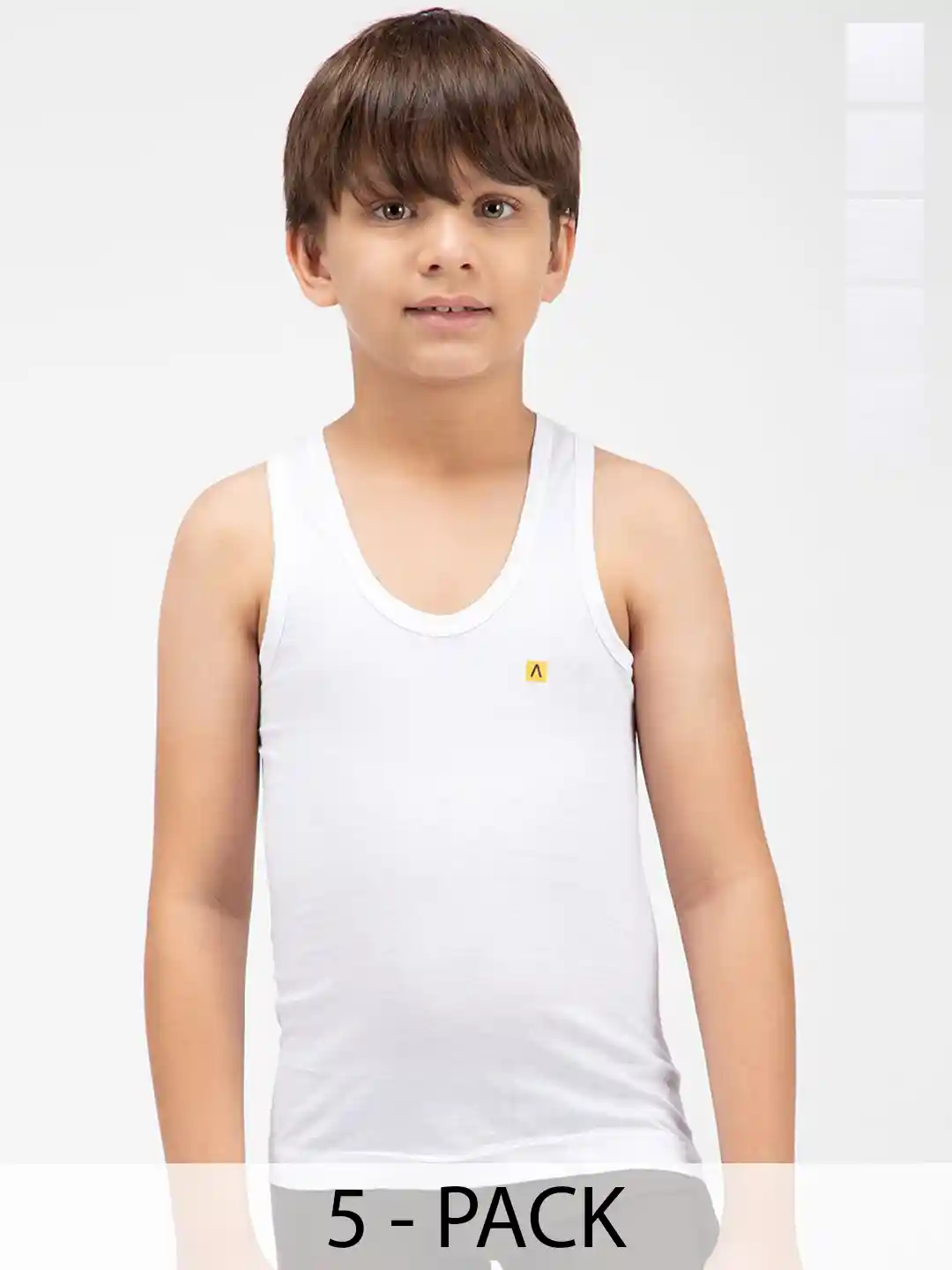 Buy AMUL COMFY Pack of Cotton innerwear Vest AC-SRN-VE-WHT-60