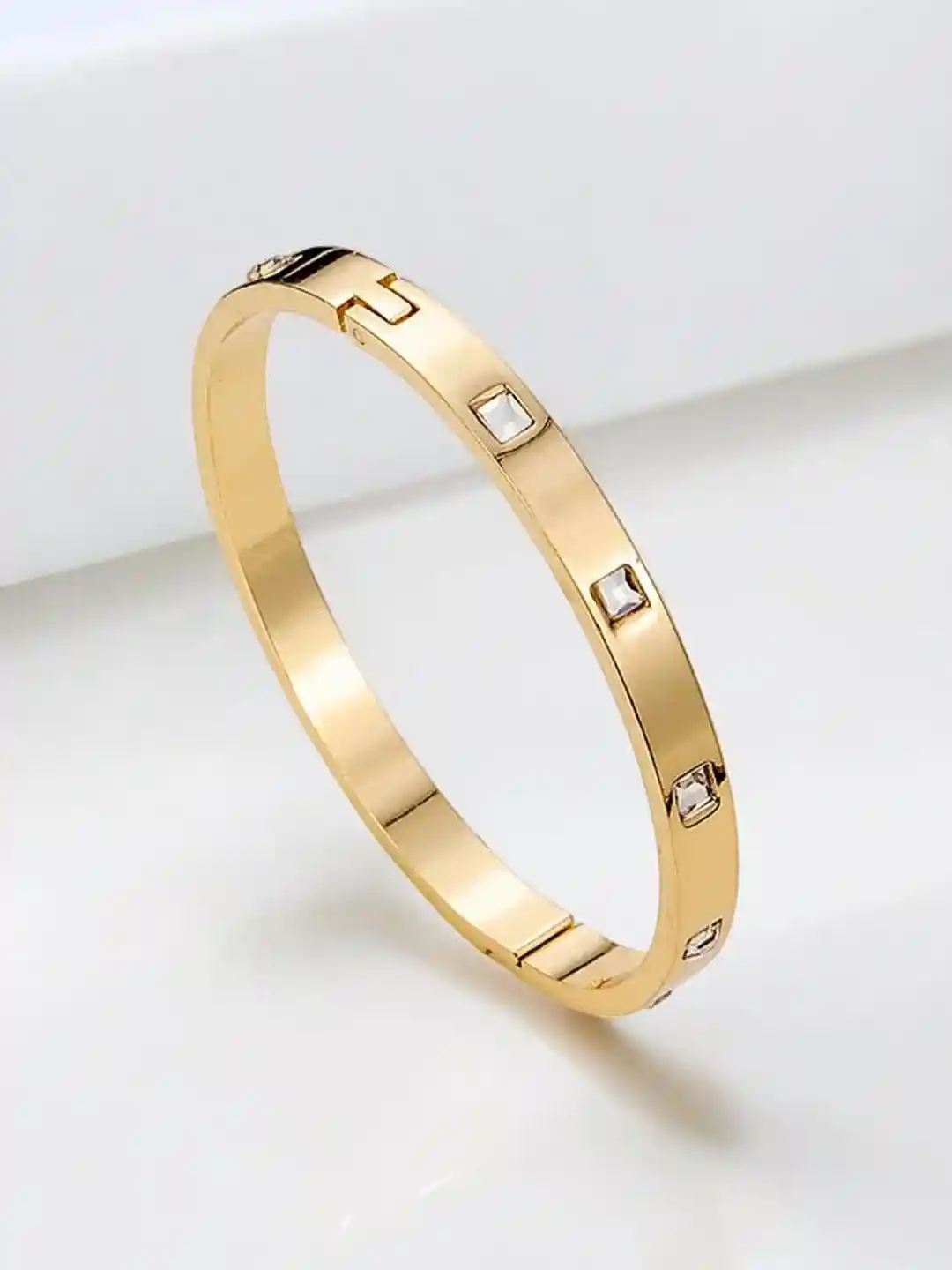 Buy Designs You Gold Plated Stainless Steel AD Bangle Style