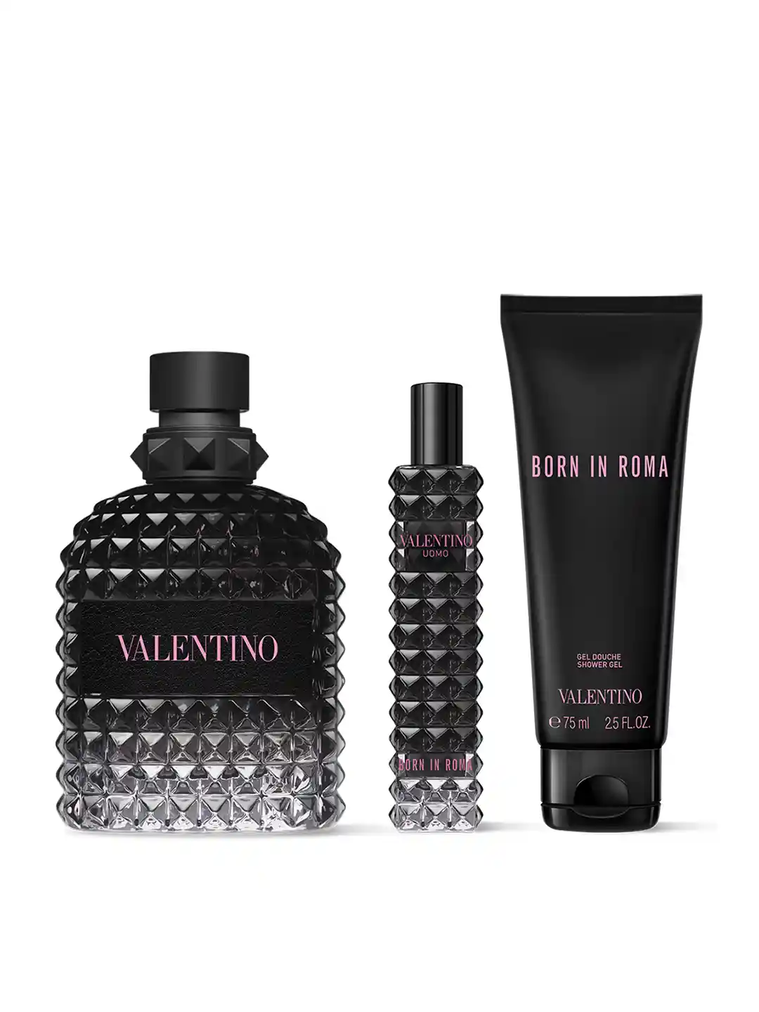 Buy Valnetino Men Born In Roma Uomo Gift Set EDT 100ml Shower