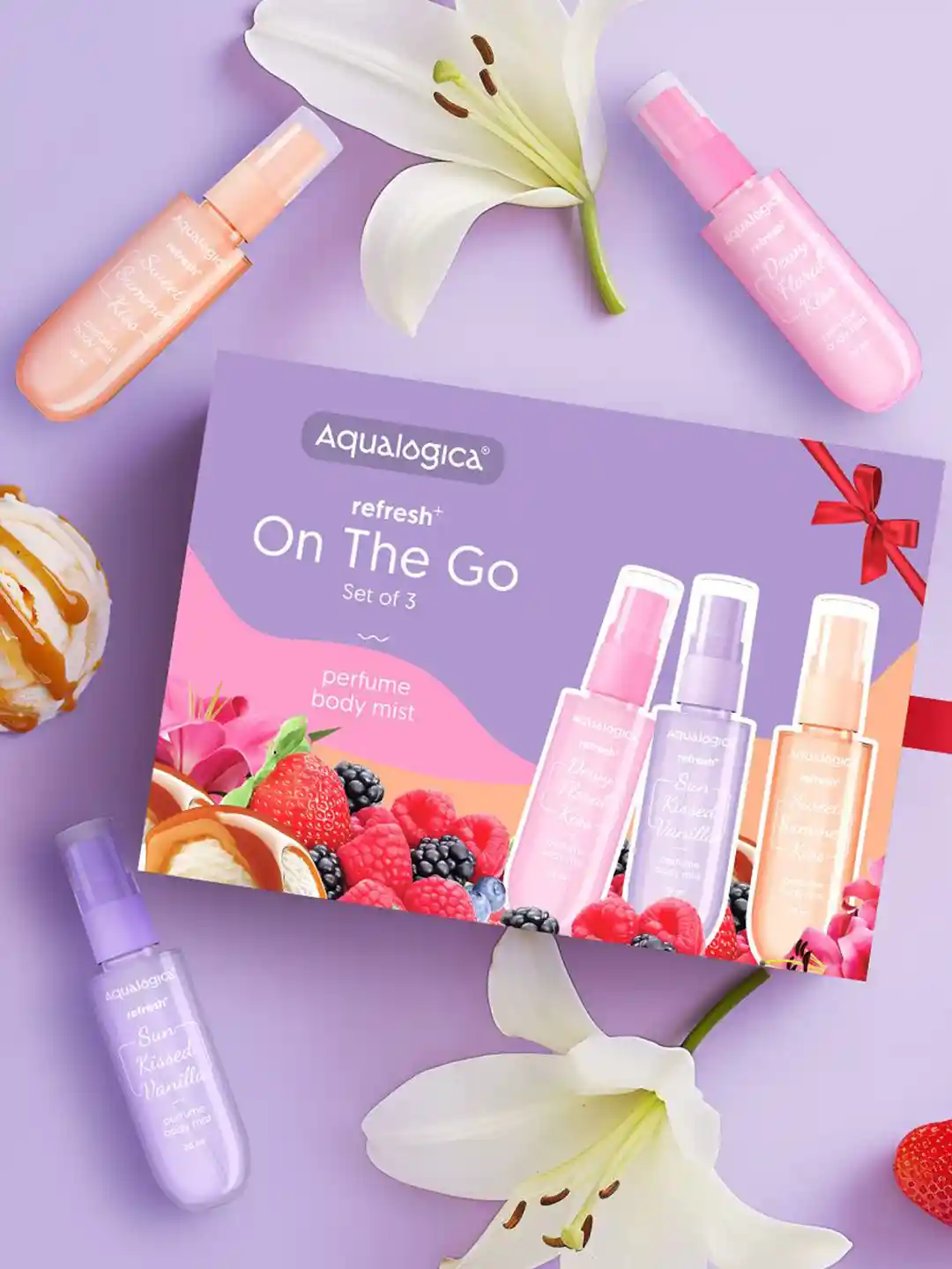 Buy Aqualogica Dewy Floral Kiss, Sun Kissed Vanilla Sweet Summer