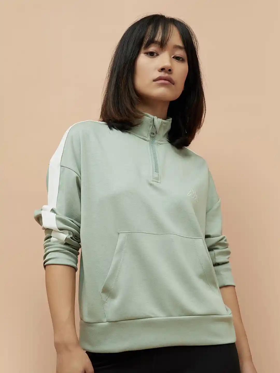 Kappa Women Solid Sweatshirt