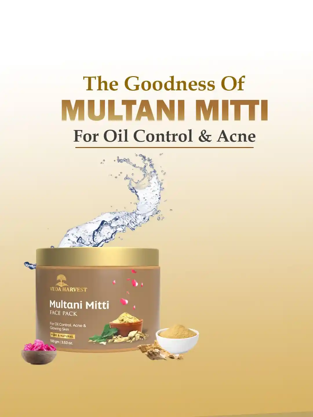 Veda Harvest Multani Mitti Face Pack 100g
