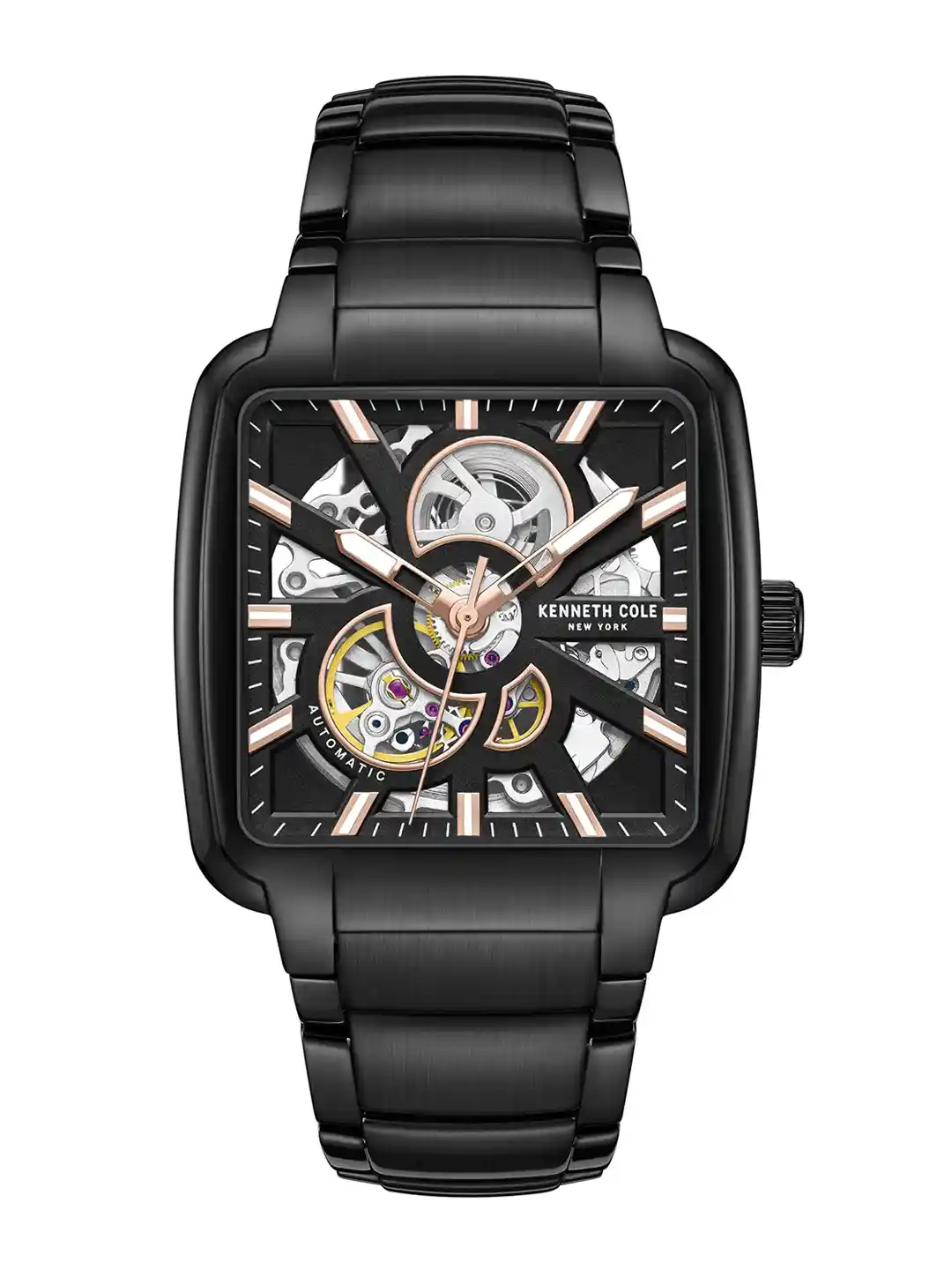 Buy Kenneth Cole Men Skeleton Dial Bracelet Style Straps