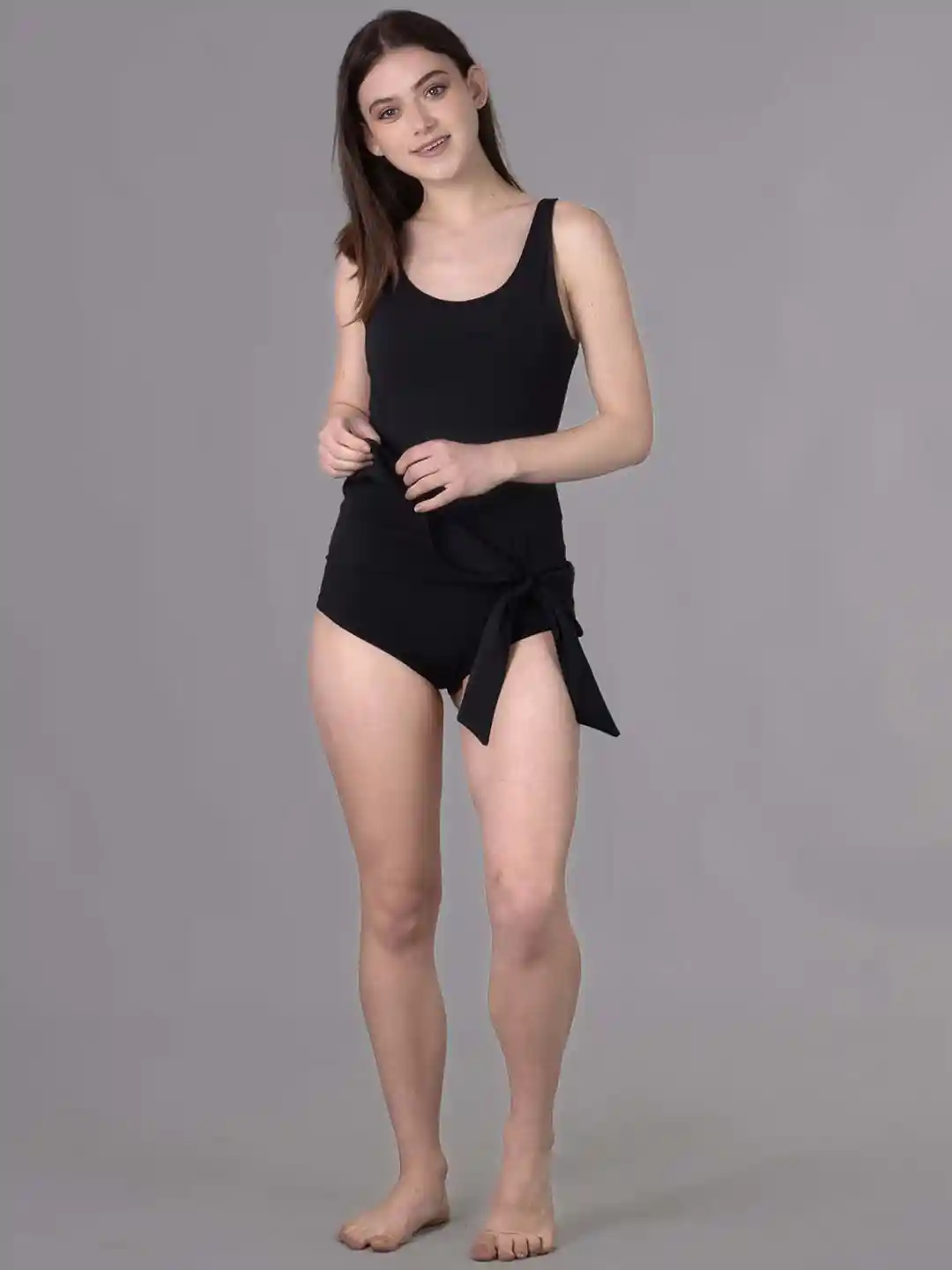 Buy Keepfit Side Knot Padded One Piece Swimsuit Swimwear for