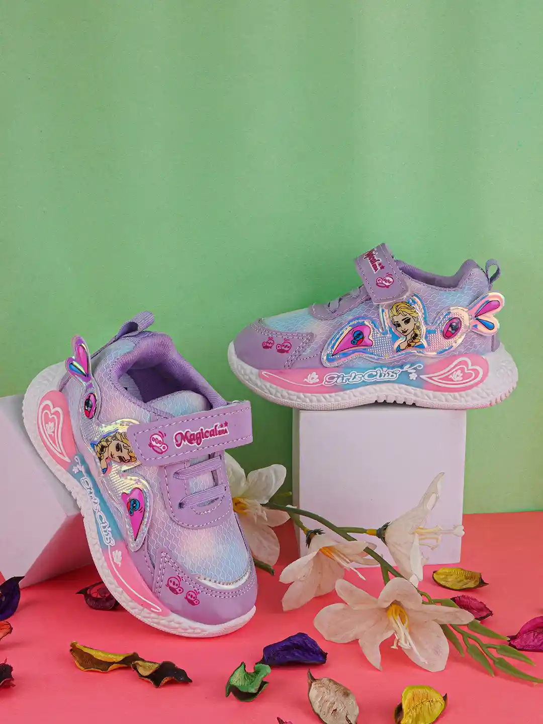 BAESD Girls Barbie Woven Design Sneakers