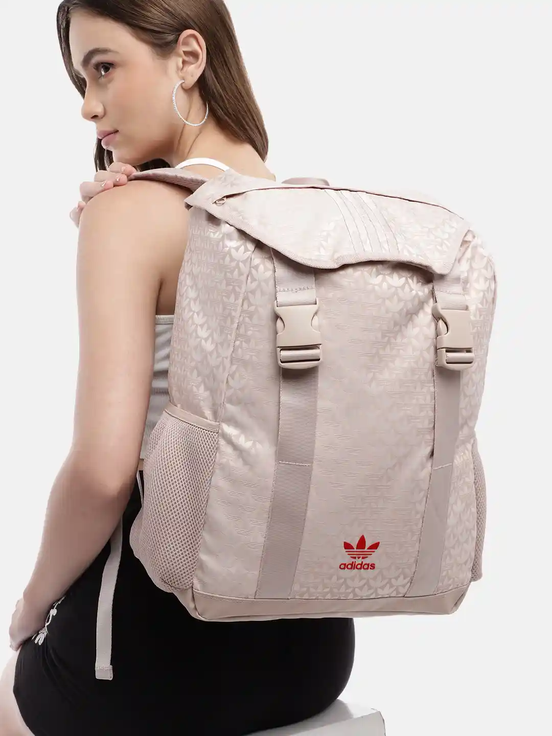 Buy ADIDAS Originals Women Trefoil Monogram Jacquard Printed