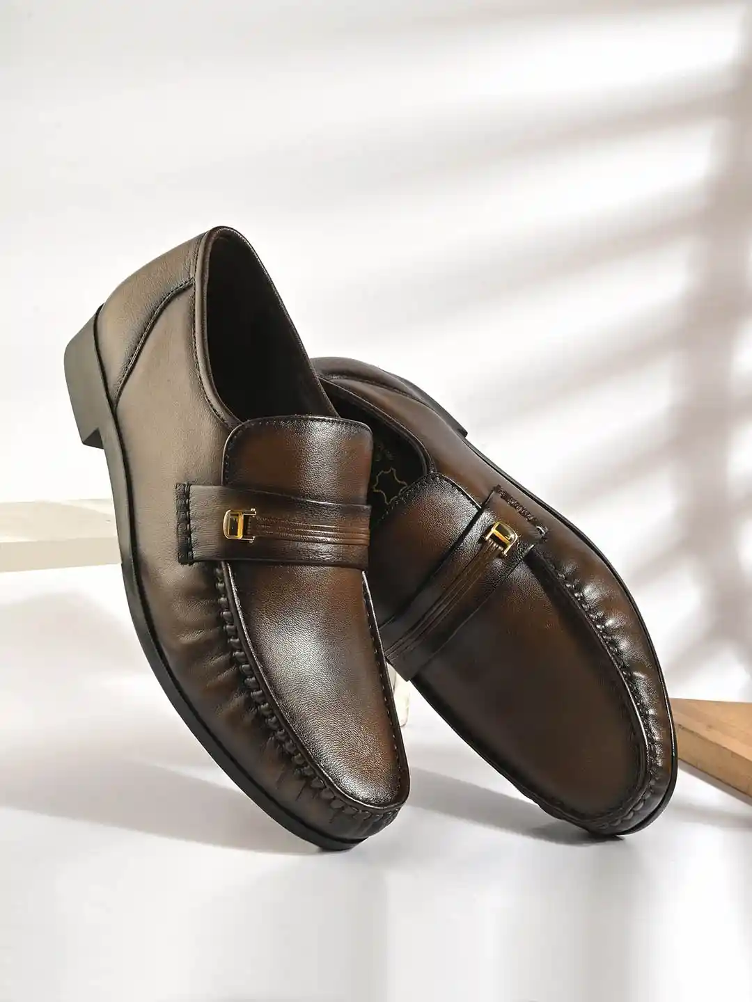 Buy Hitz Men Leather Formal Slip-On Shoes Formal Shoes for Men