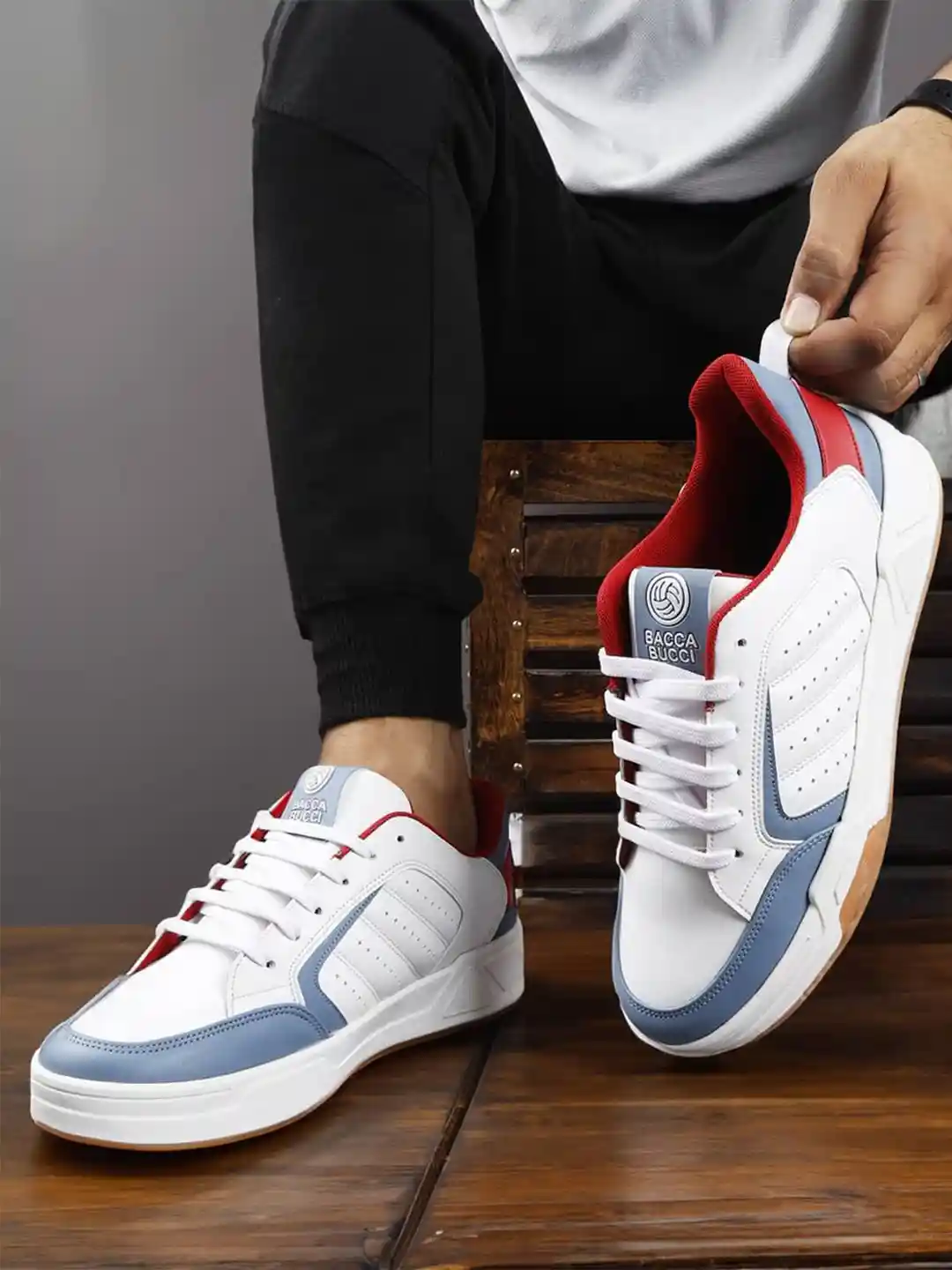 Casual Shoes Bucci Shoes Bacca Bucci Men Leather Sneakers Casual Shoes